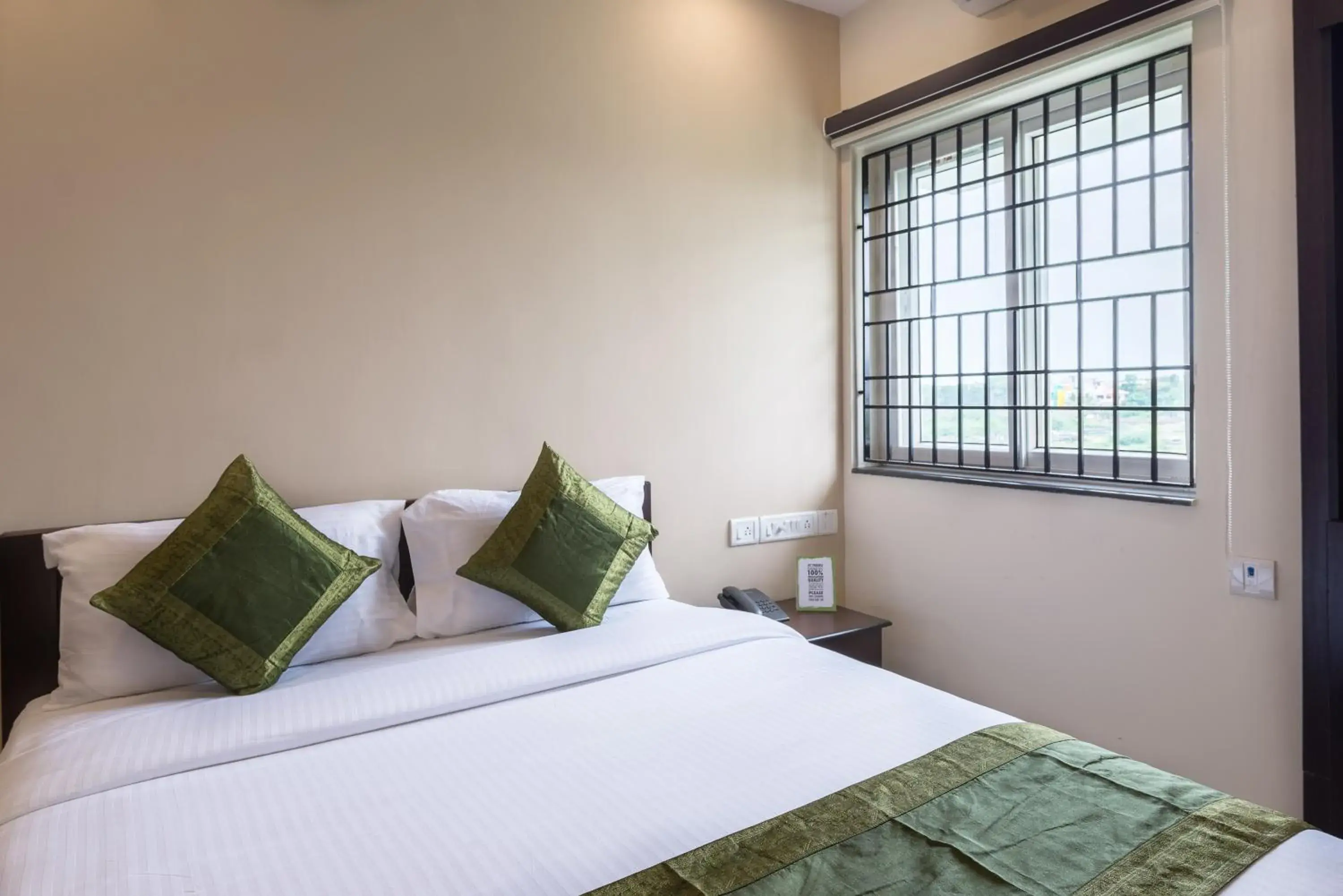 Bedroom, Bed in Treebo Adin Residence Chennai Trade Centre Bedroom, Bed in Treebo Adin Residence Chennai Trade Centre