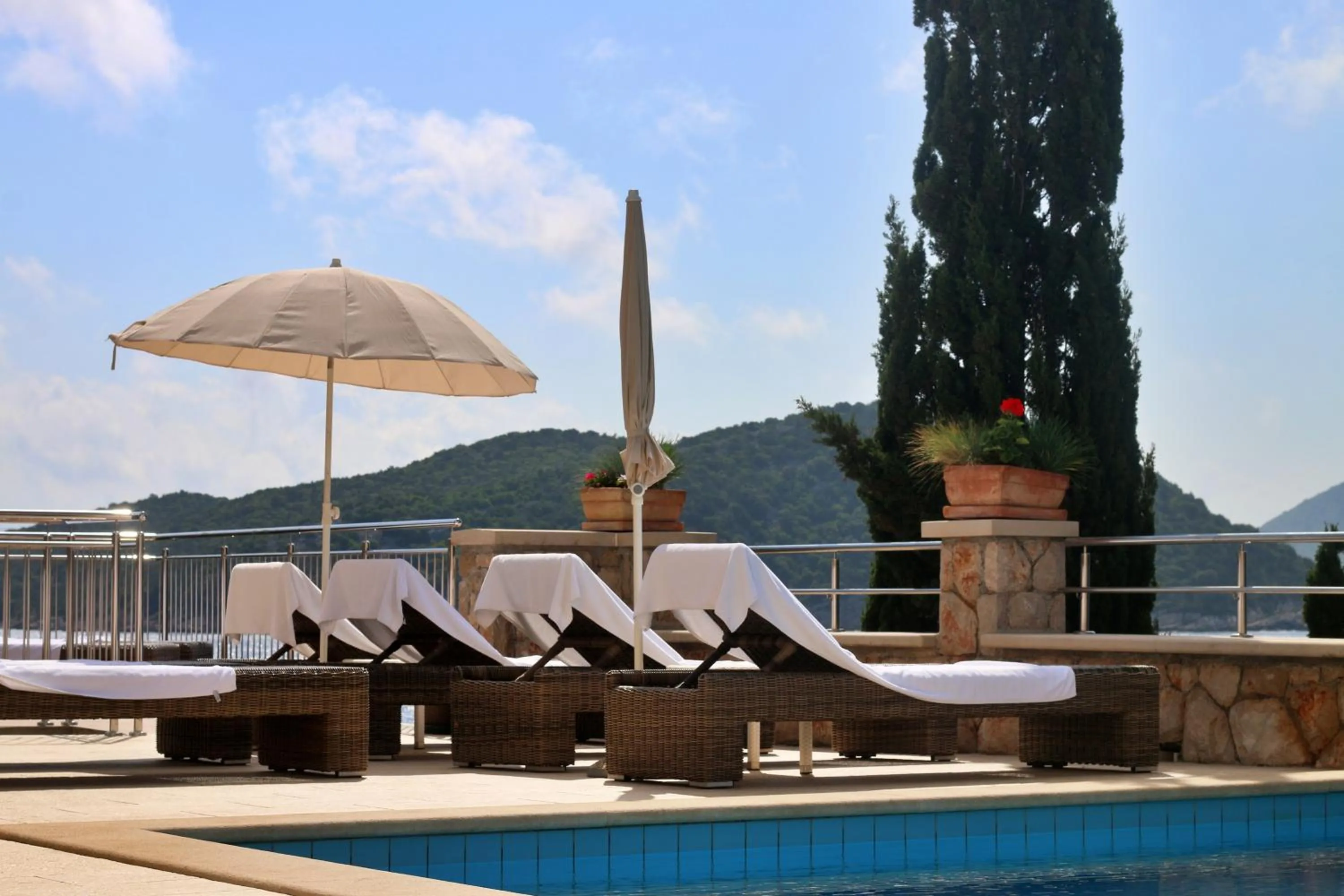 Swimming pool in Hotel Bozica Dubrovnik Islands
