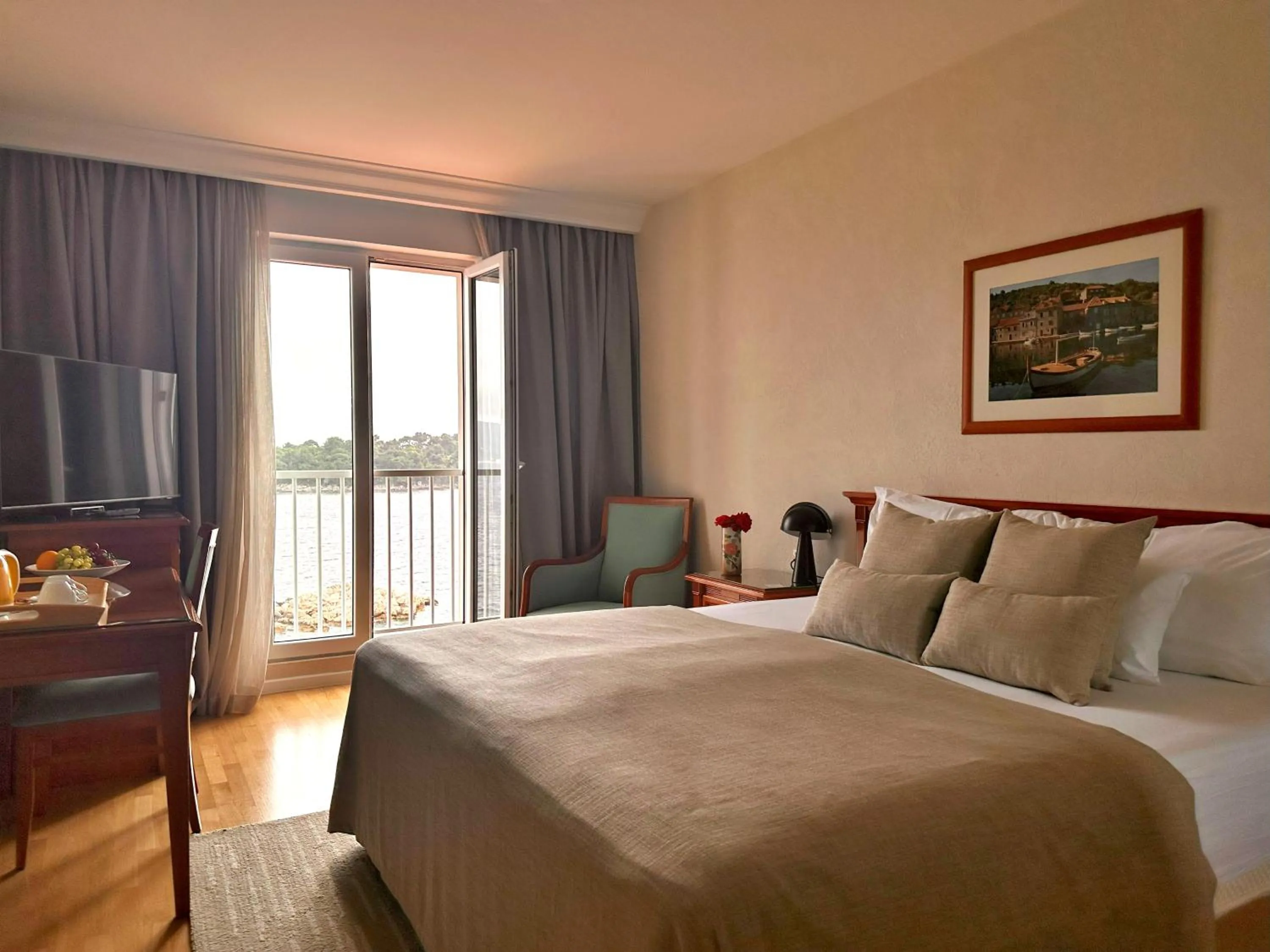 Bedroom, Bed in Hotel Bozica Dubrovnik Islands