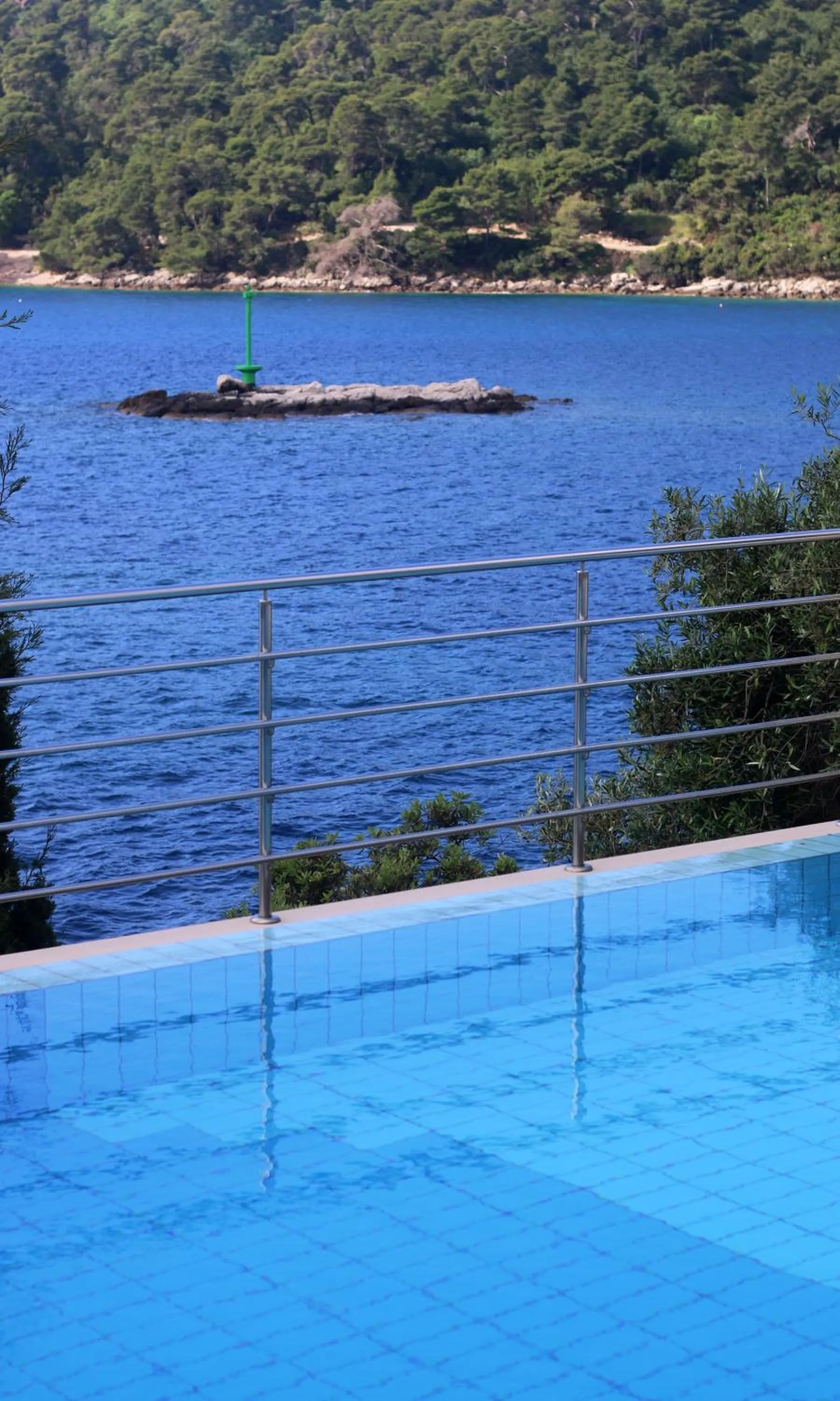 Pool view in Hotel Bozica Dubrovnik Islands