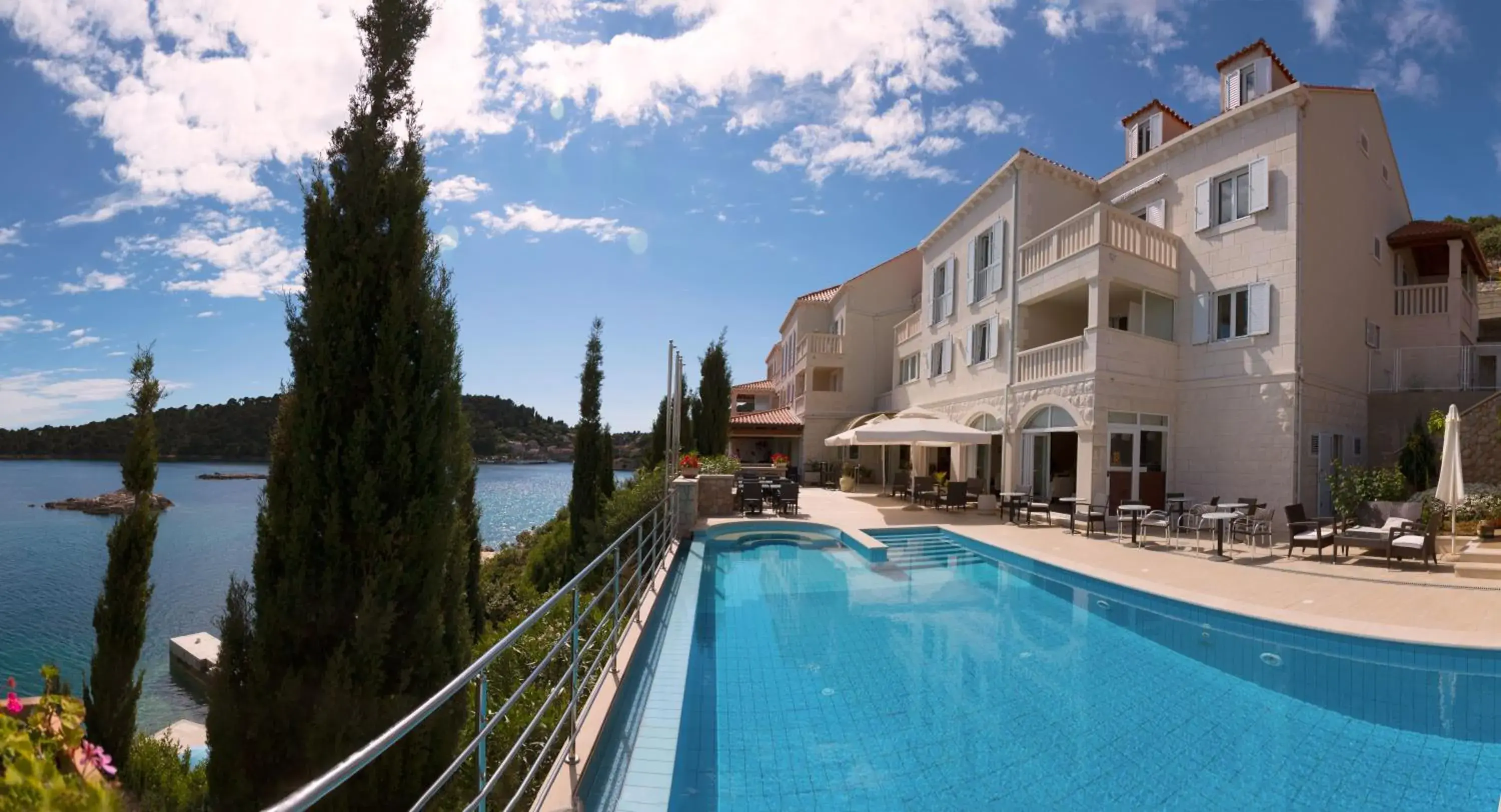 Patio, Swimming Pool in Hotel Bozica Dubrovnik Islands