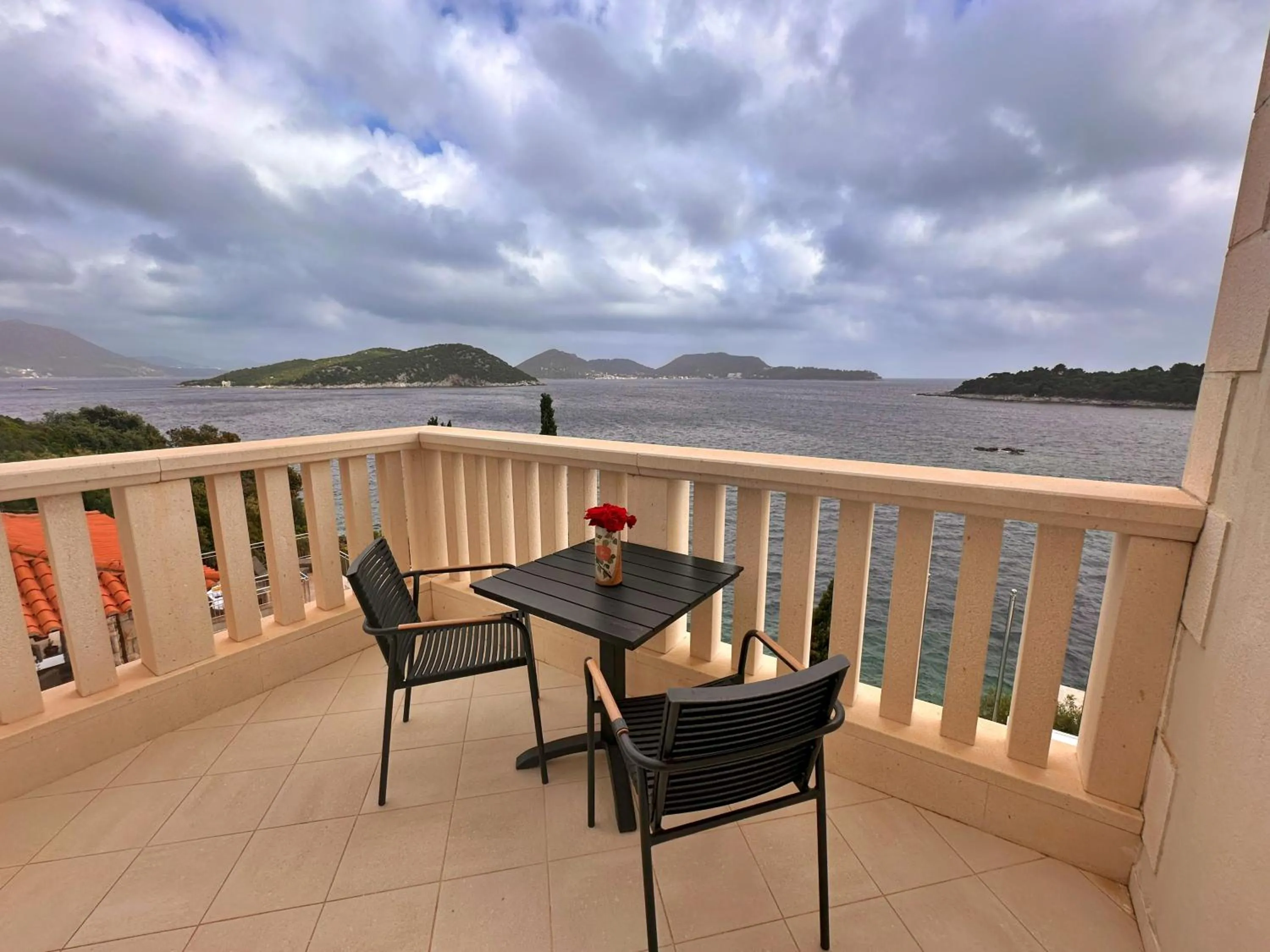 Balcony/Terrace in Hotel Bozica Dubrovnik Islands