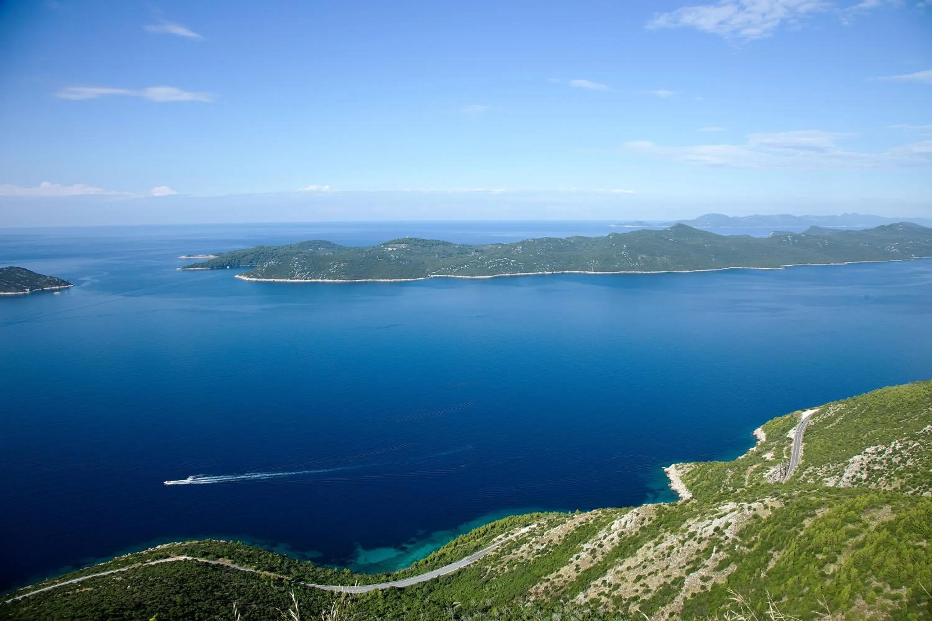 Spring, Bird's-eye View in Hotel Bozica Dubrovnik Islands