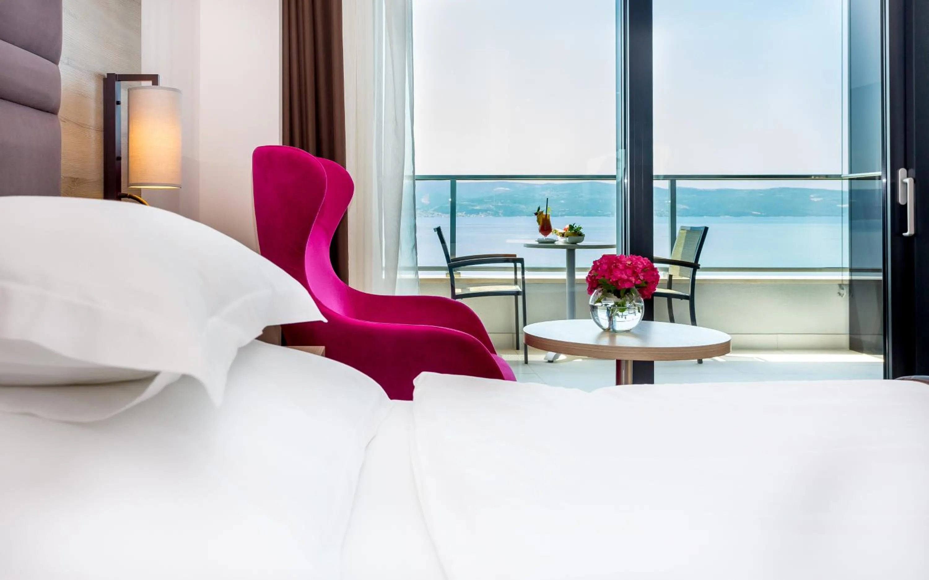 Decorative detail, Bed in Hotel Plaža Duće