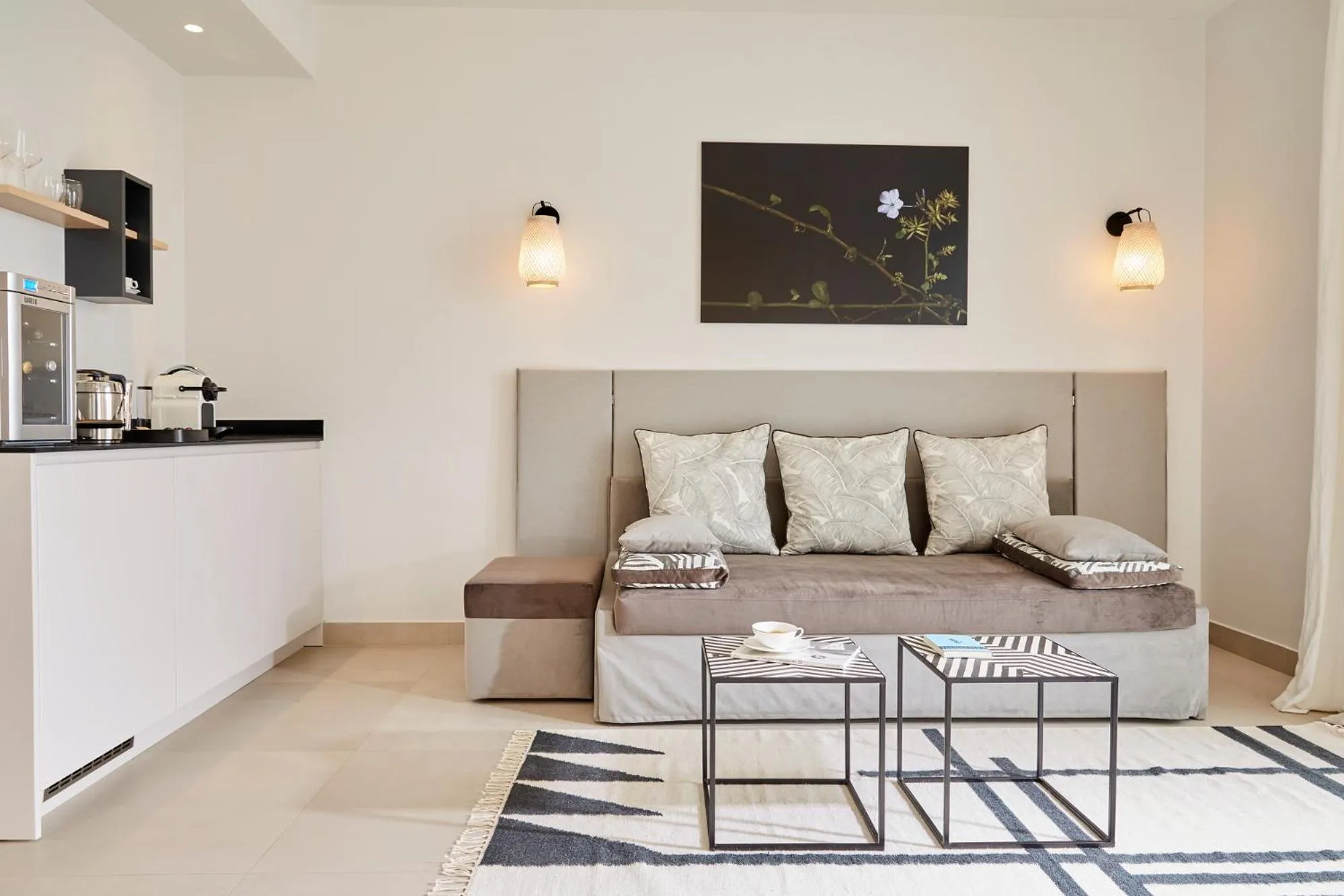 Seating area, Bed in Eagles Villas - Small Luxury Hotels of The World