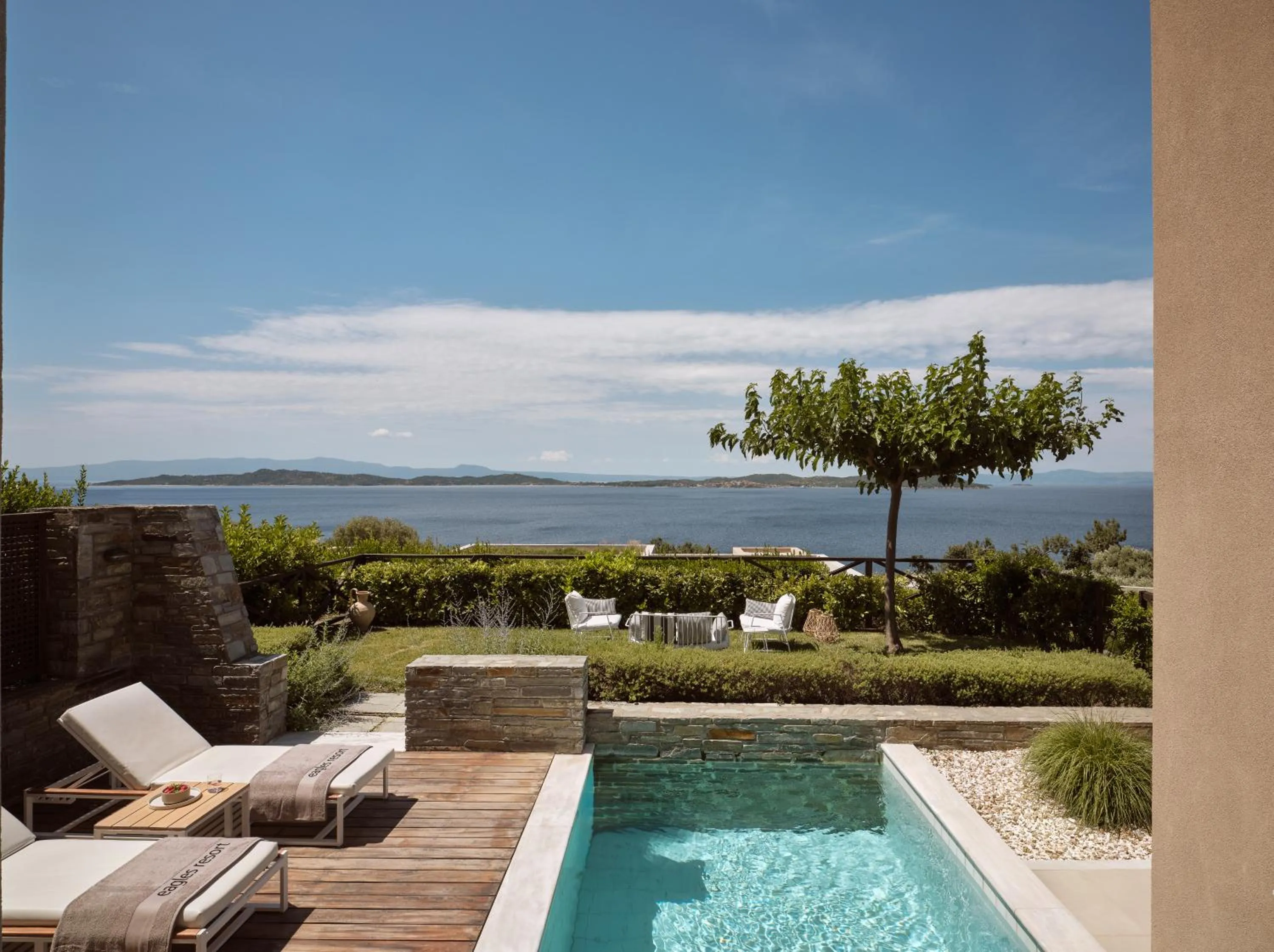 Patio in Eagles Villas - Small Luxury Hotels of The World