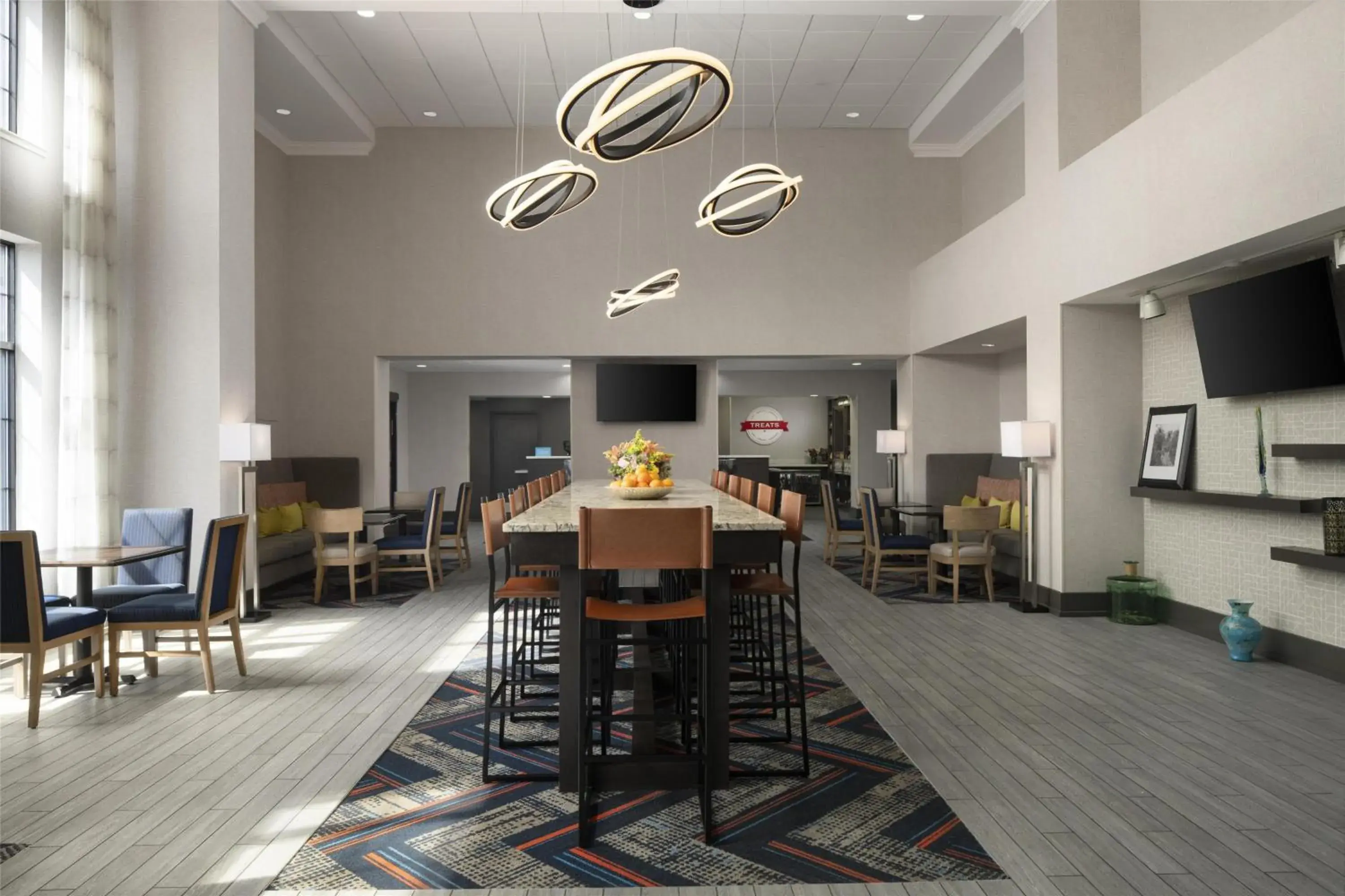 Lobby or reception in Hampton Inn & Suites Yonkers - Westchester Lobby or reception in Hampton Inn & Suites Yonkers - Westchester