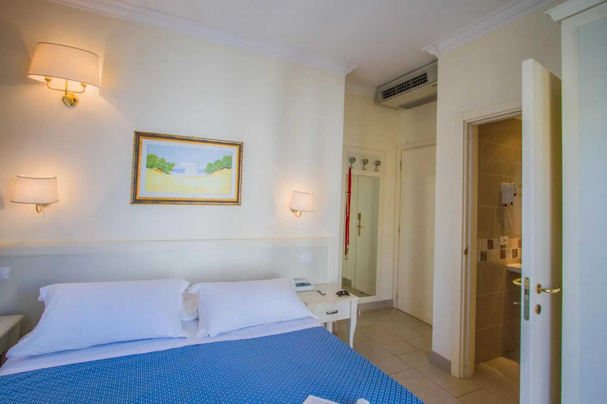 Shower, Bed in Hotel Nelson