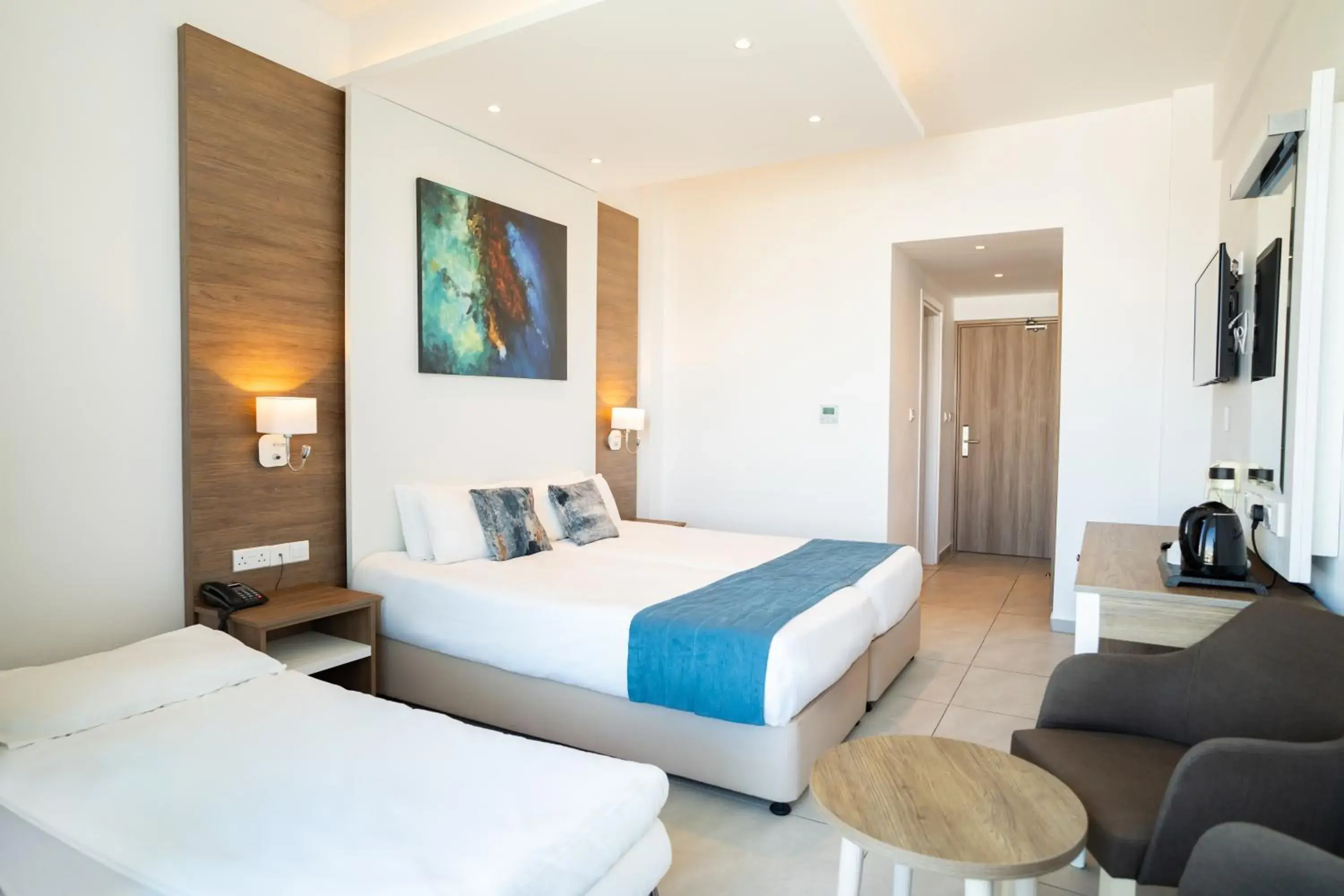 Bedroom, Bed in Gaia Sun N Blue Hotel Bedroom, Bed in Gaia Sun N Blue Hotel