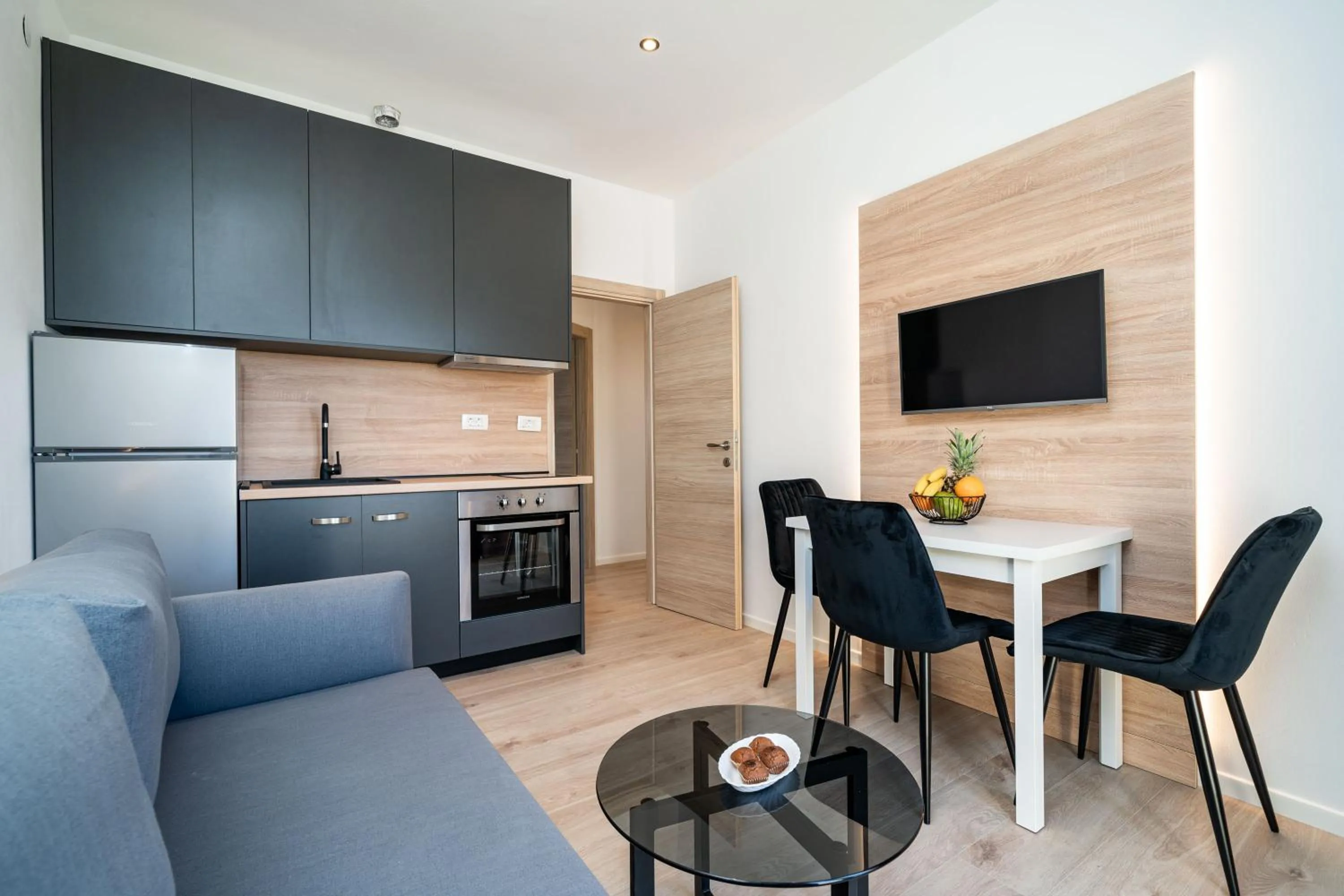 Kitchen or kitchenette in Bacan Serviced Apartments