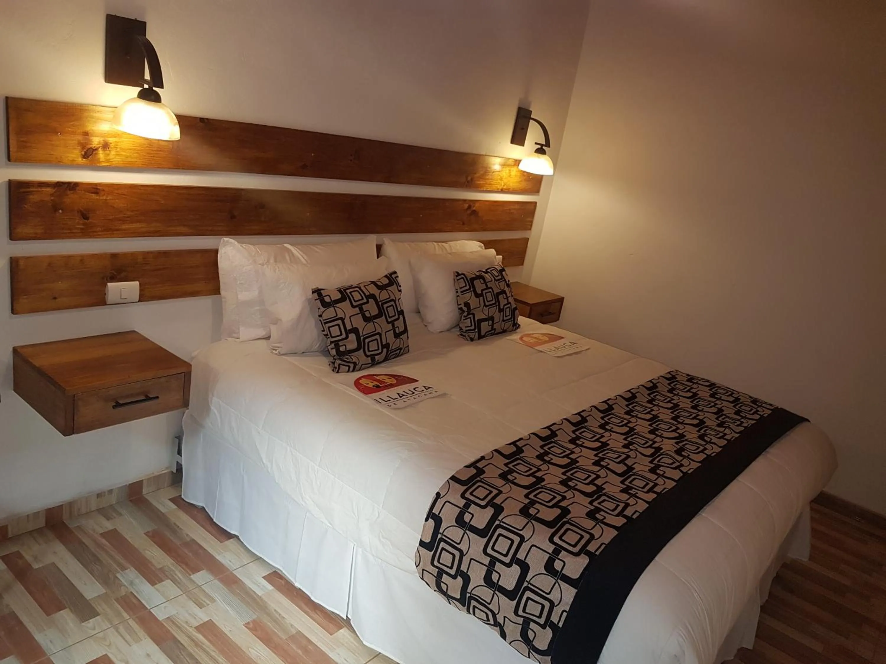 Bed in Hostal Illauca de Atacama