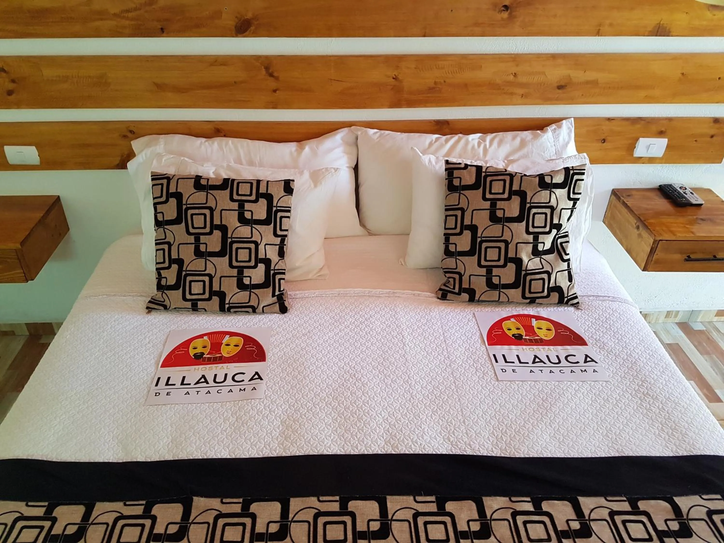 Bed in Hostal Illauca de Atacama