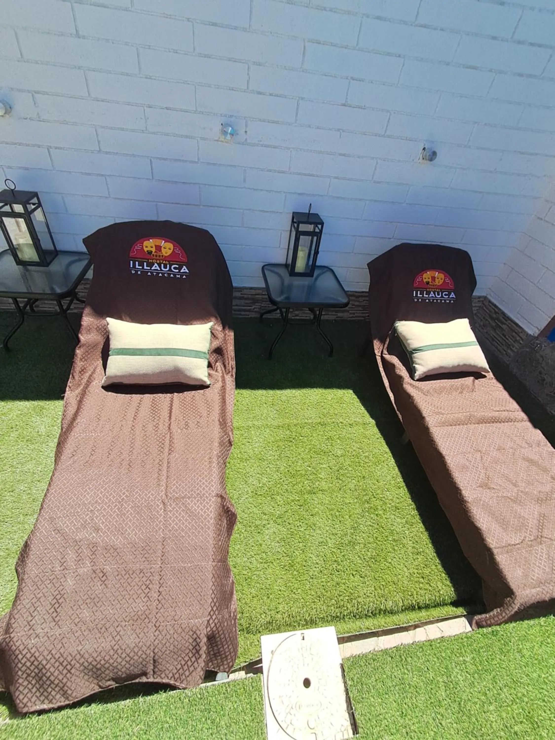sunbed in Hostal Illauca de Atacama