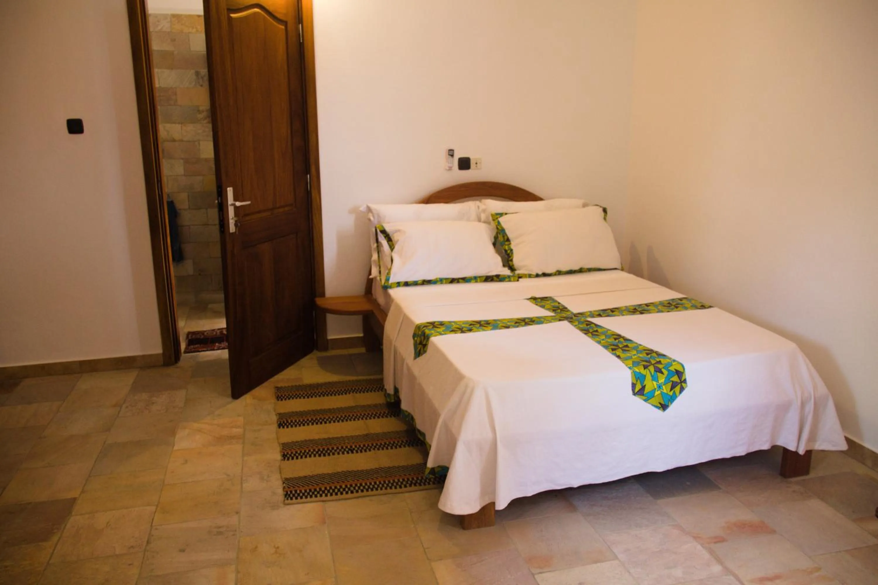 Bed in Hotel Otsunami