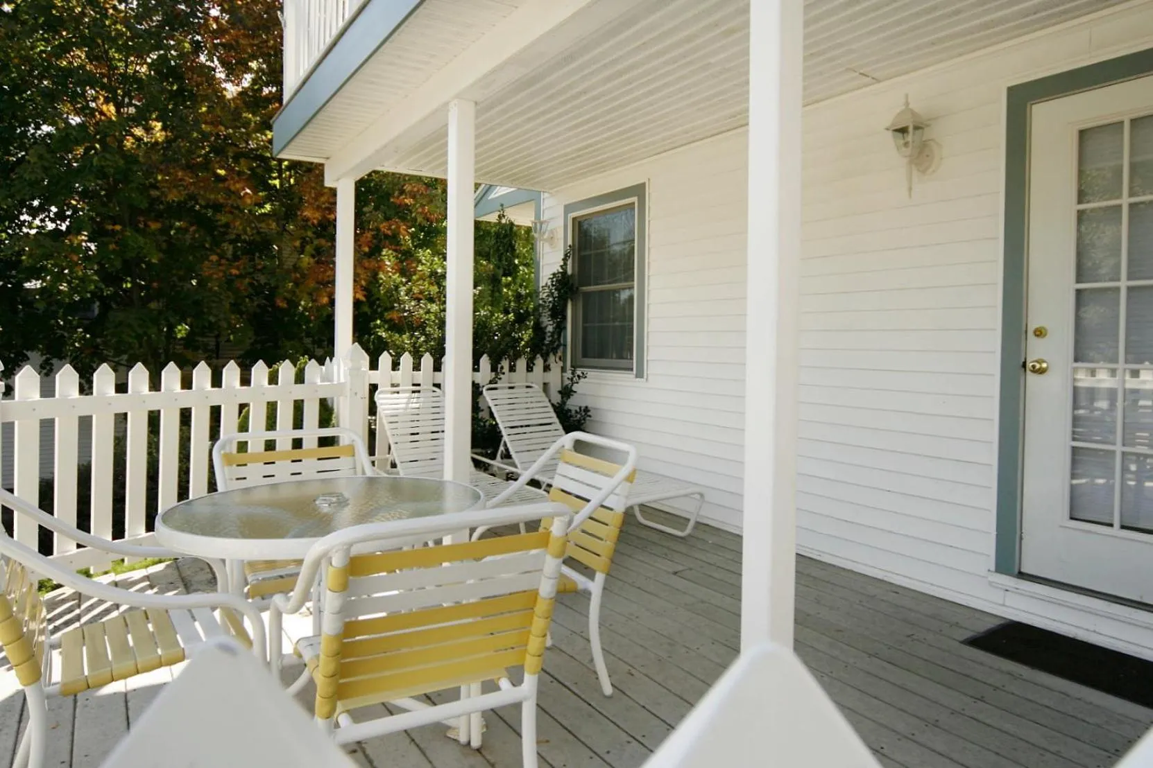 Patio in Studio East Motel