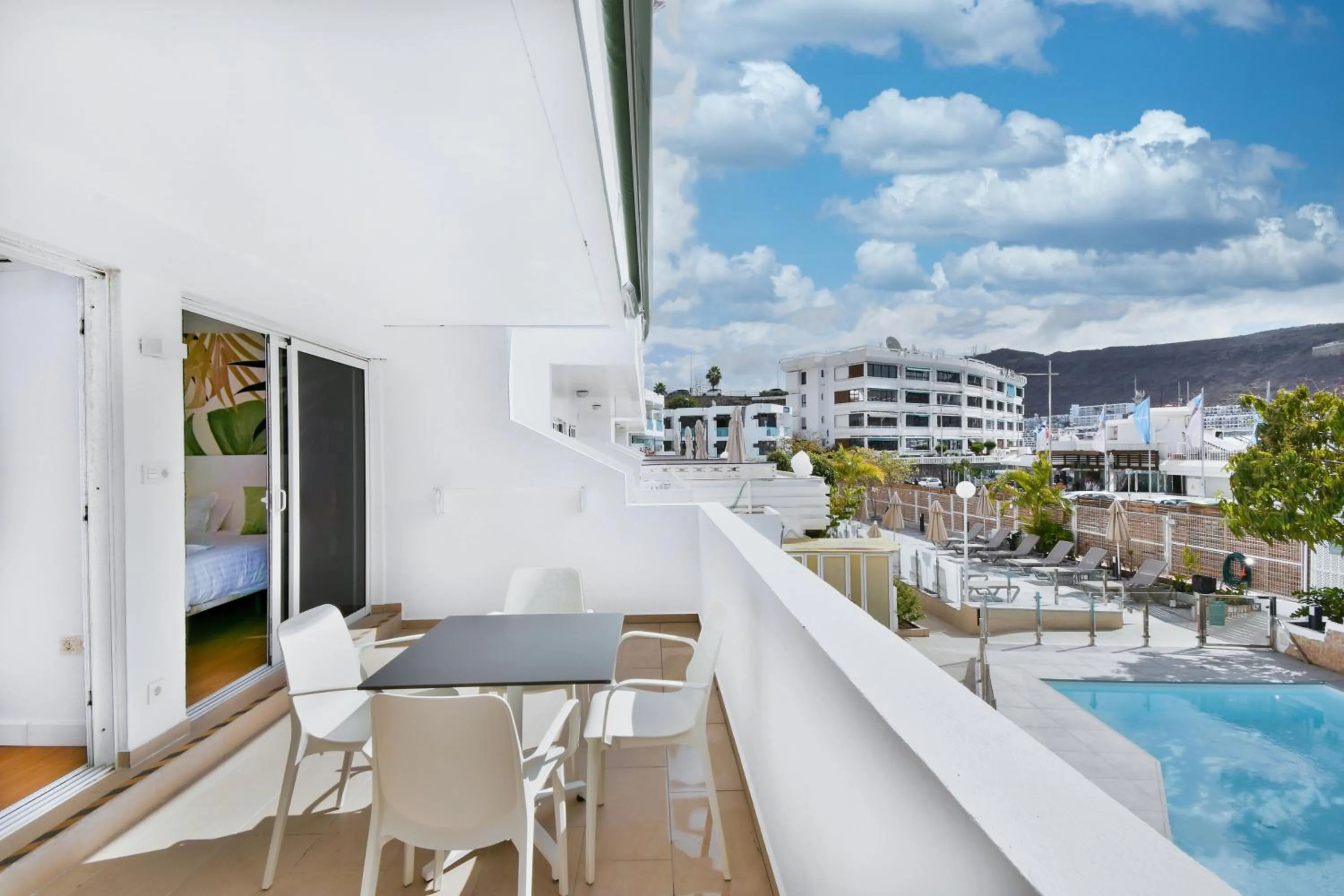 Patio in Palm Suites