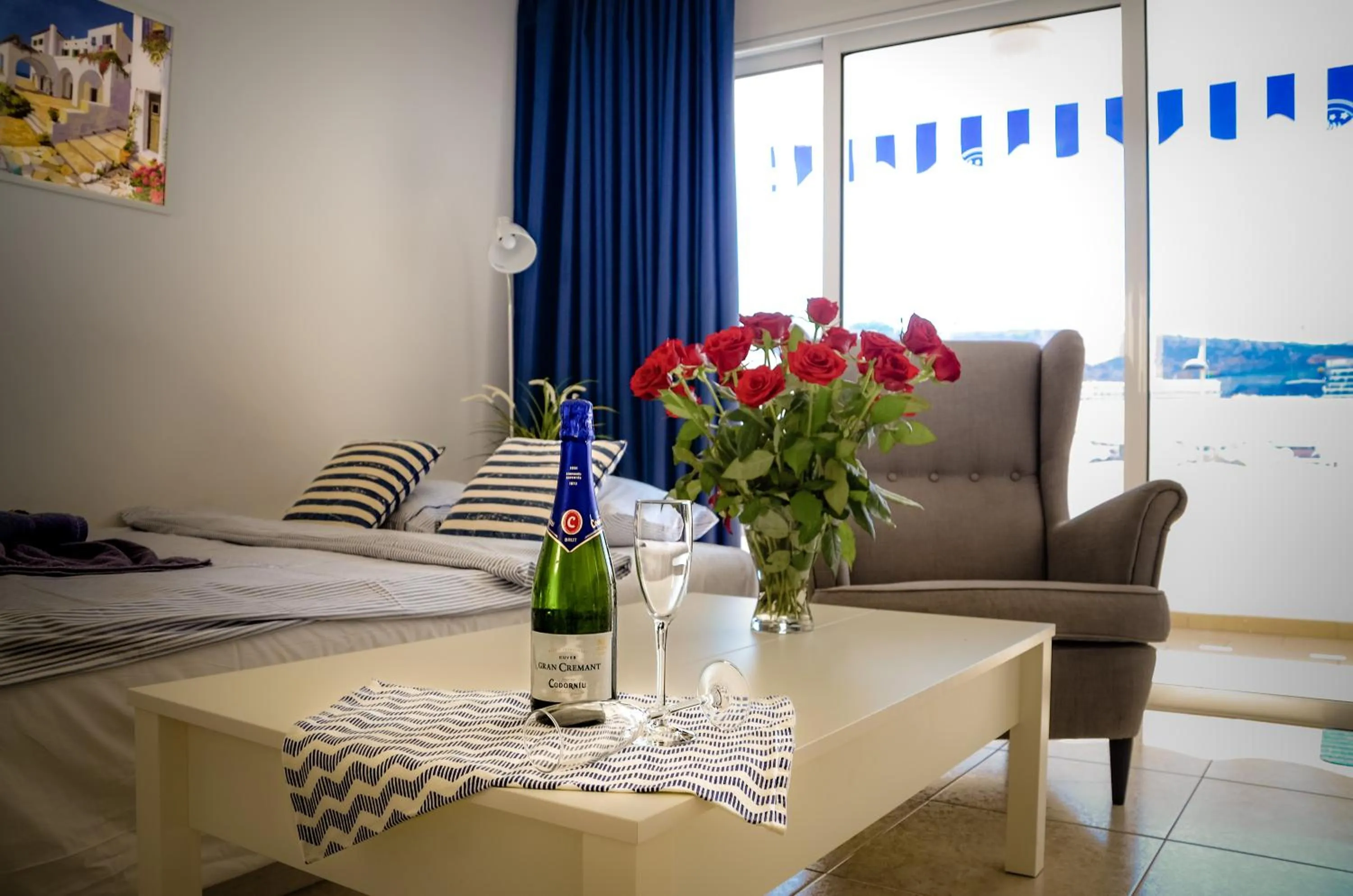 Living room in Calypso Oasis Apartments