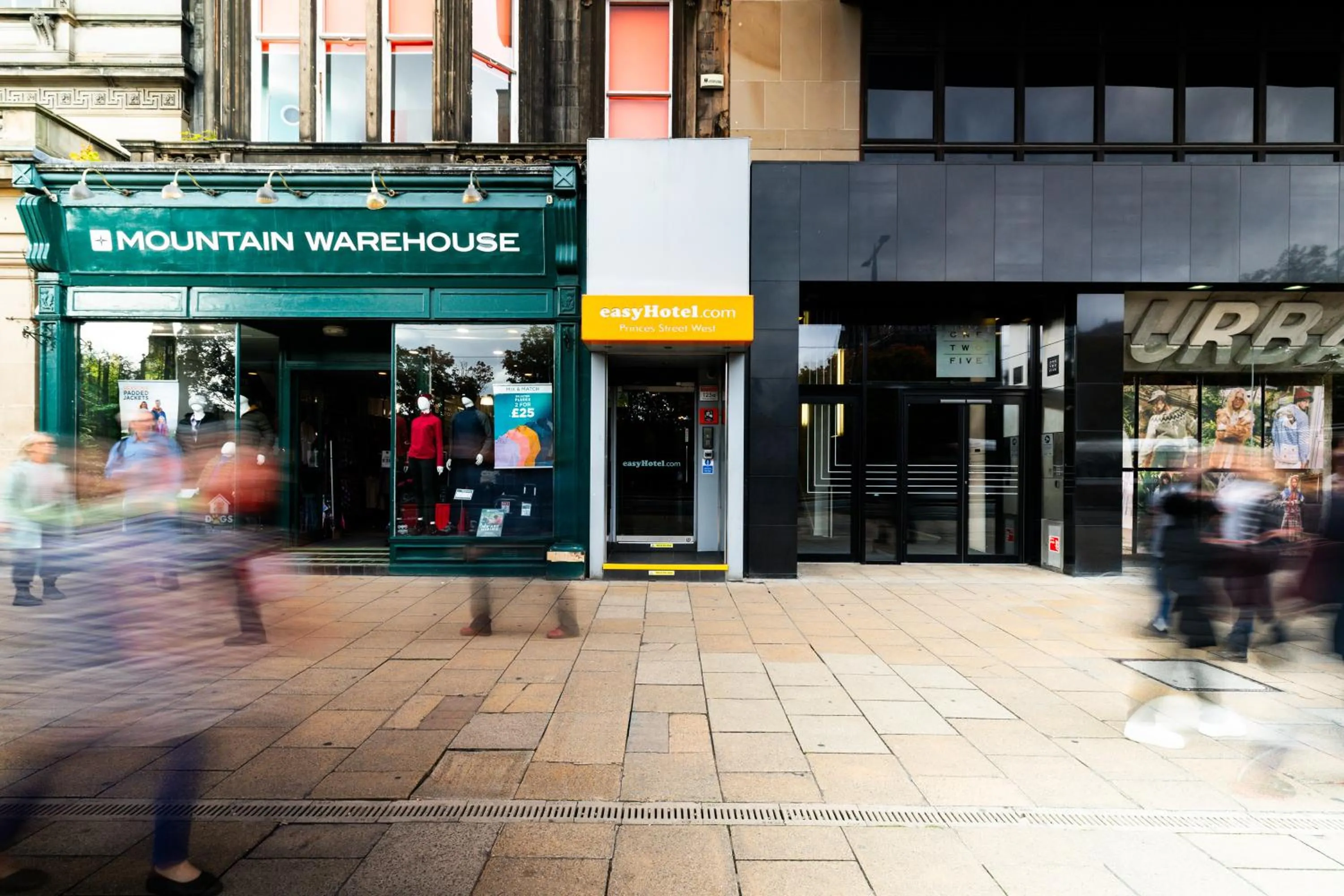 Property building in easyHotel Edinburgh