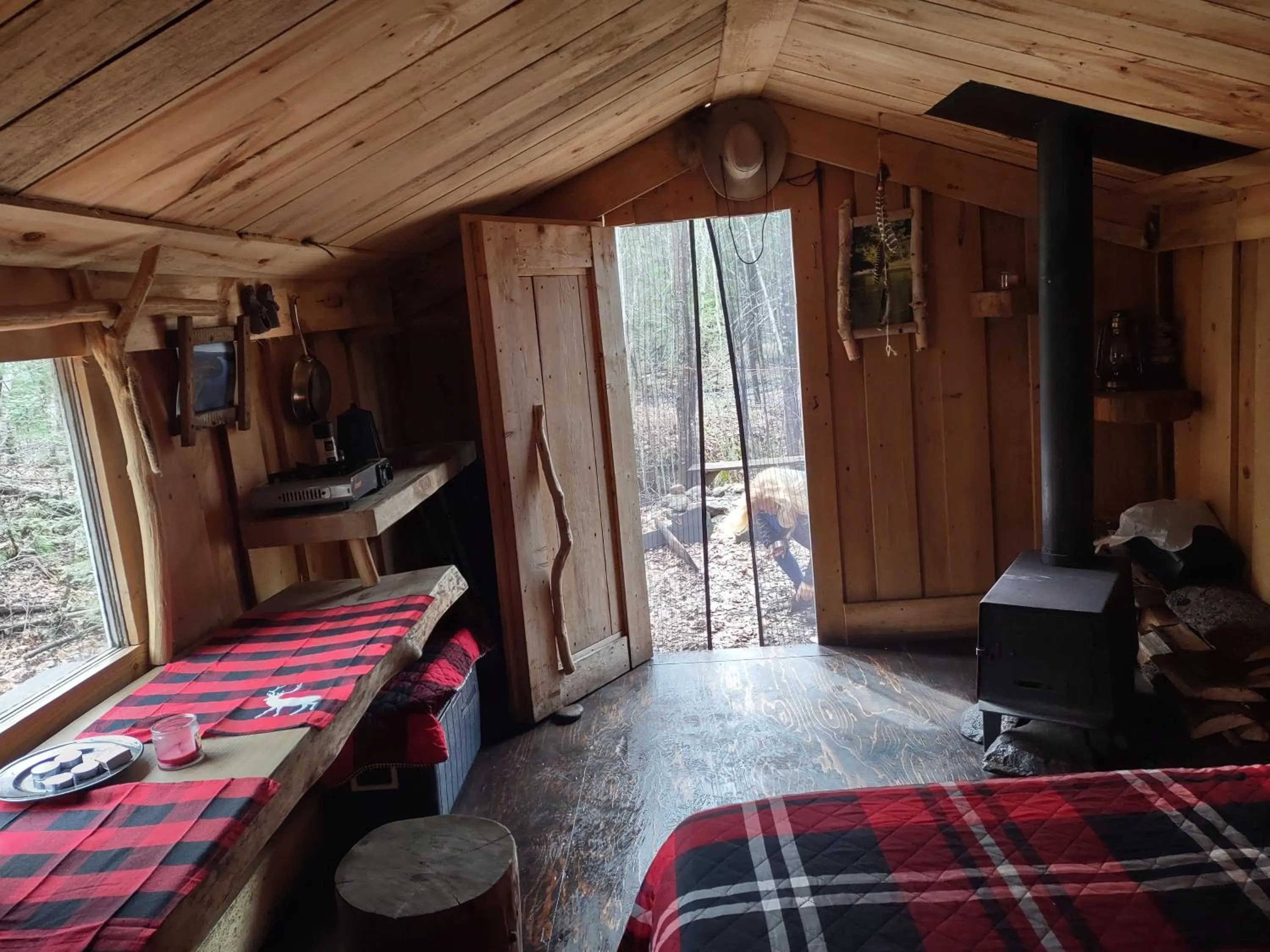 Bed in Hébergement de la Montagne St-Roch