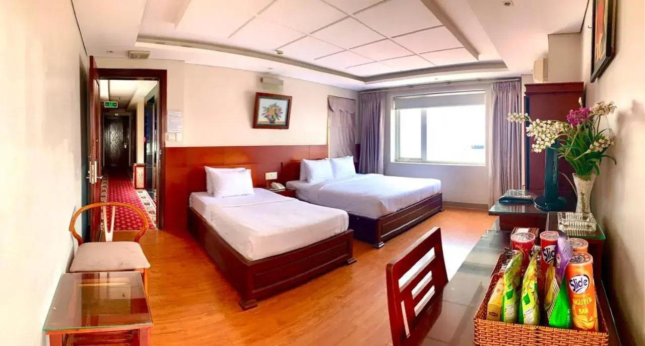 Bedroom, Bed in Van Ha Hotel Etown - Nhà Ga T3 Sân Bay TSN Bedroom, Bed in Van Ha Hotel Etown - Nhà Ga T3 Sân Bay TSN