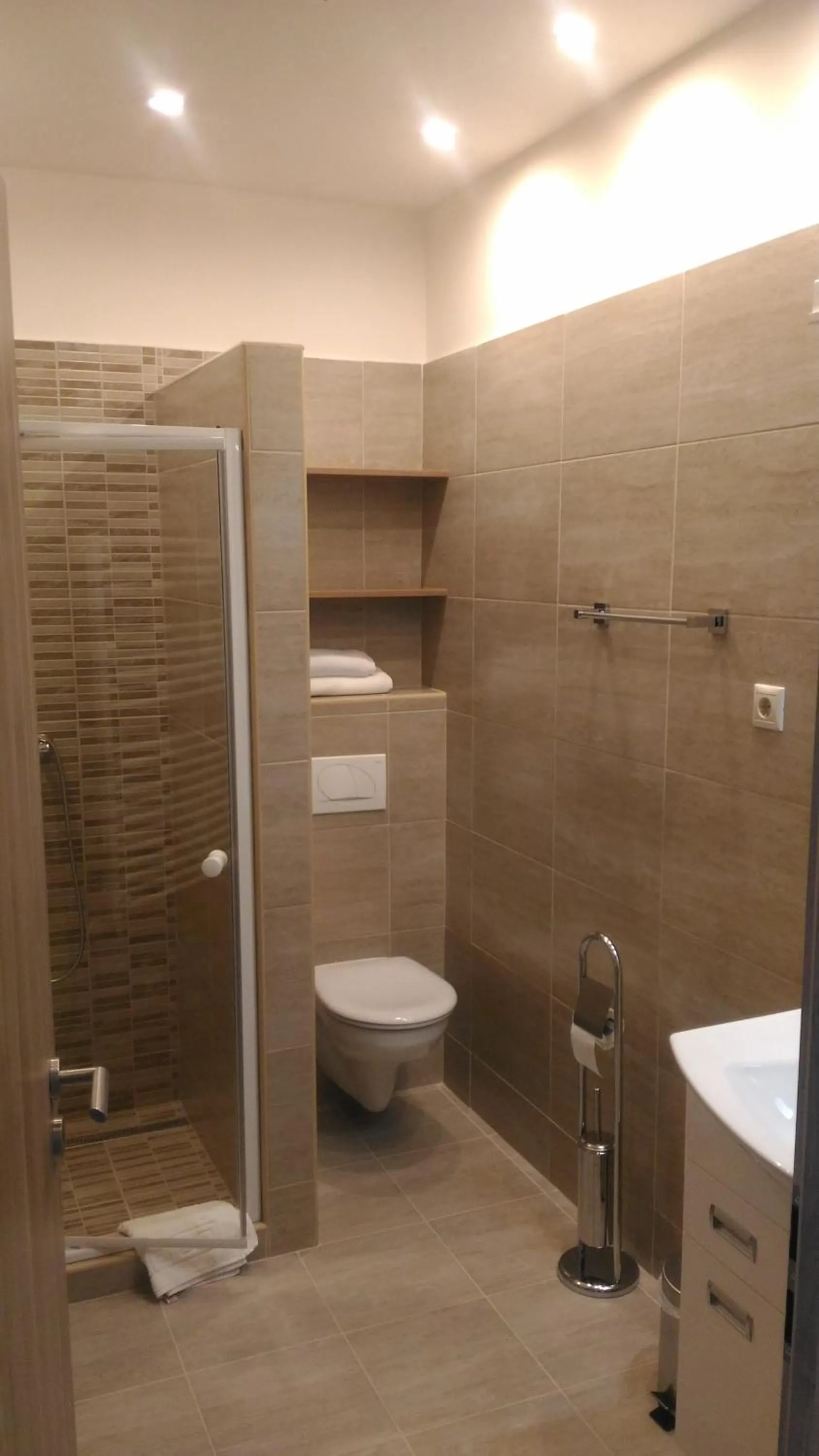 Shower in Ditta Panzio