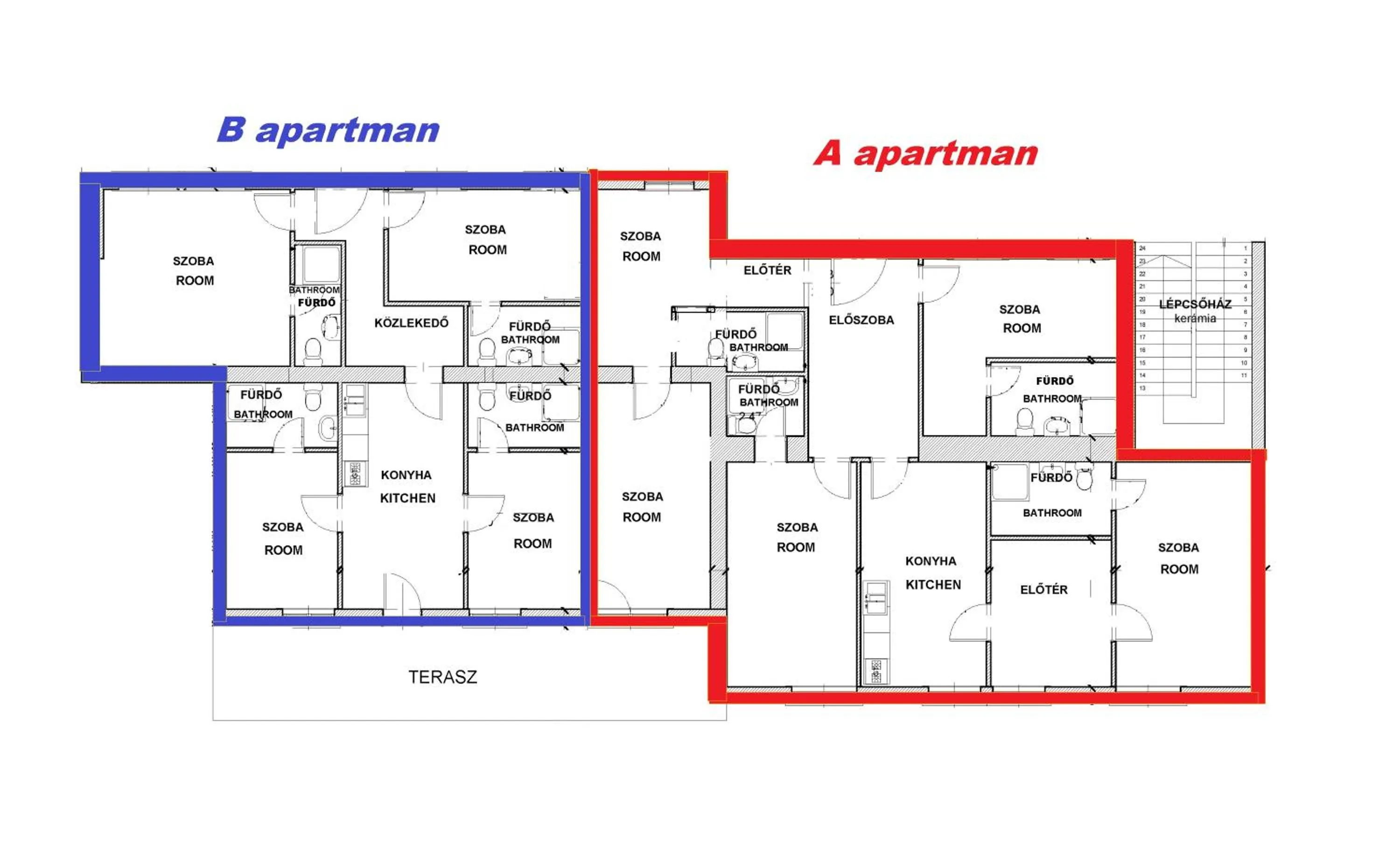 Floor plan in Ditta Panzio