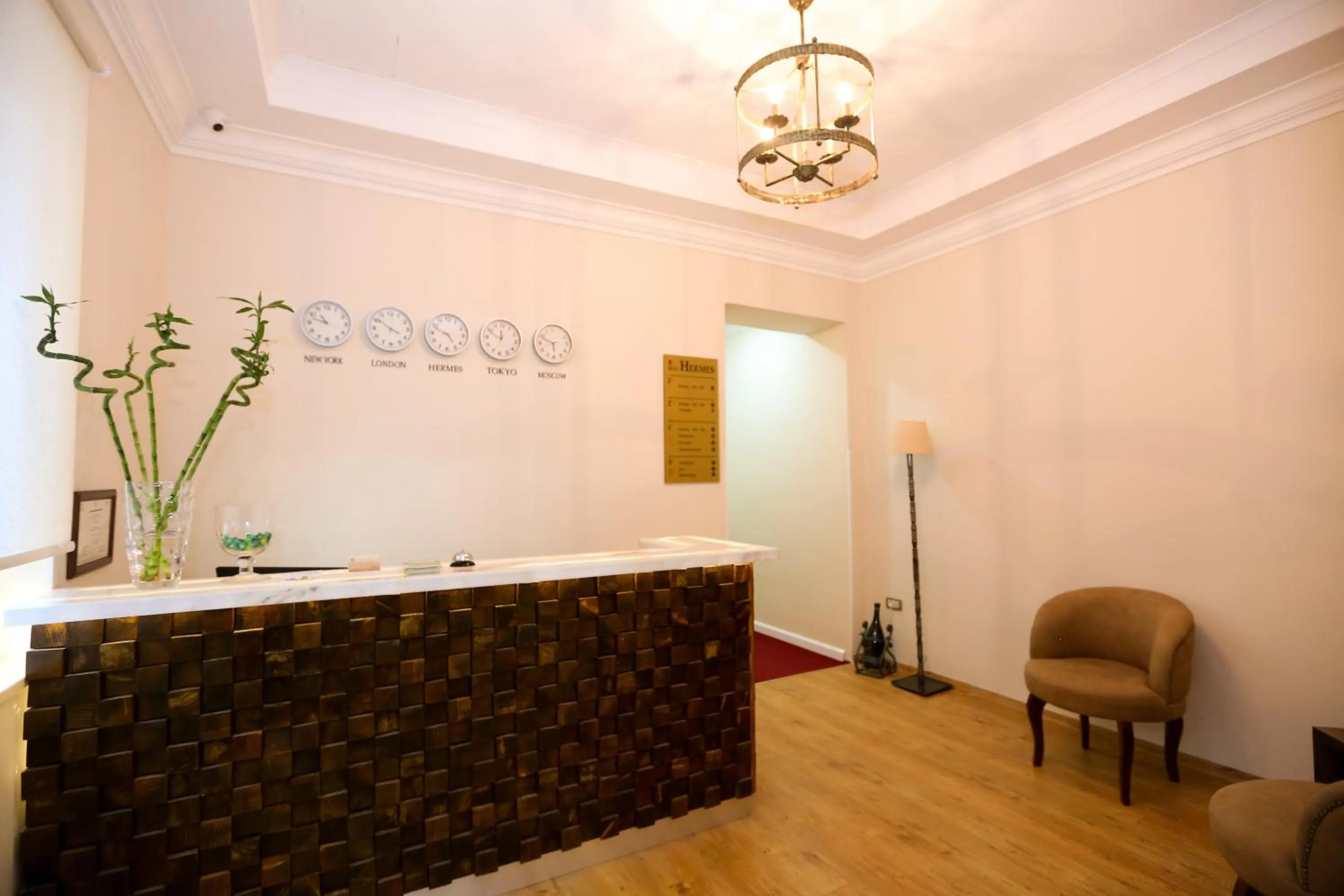 Lobby or reception in Hotel Hermes Tirana