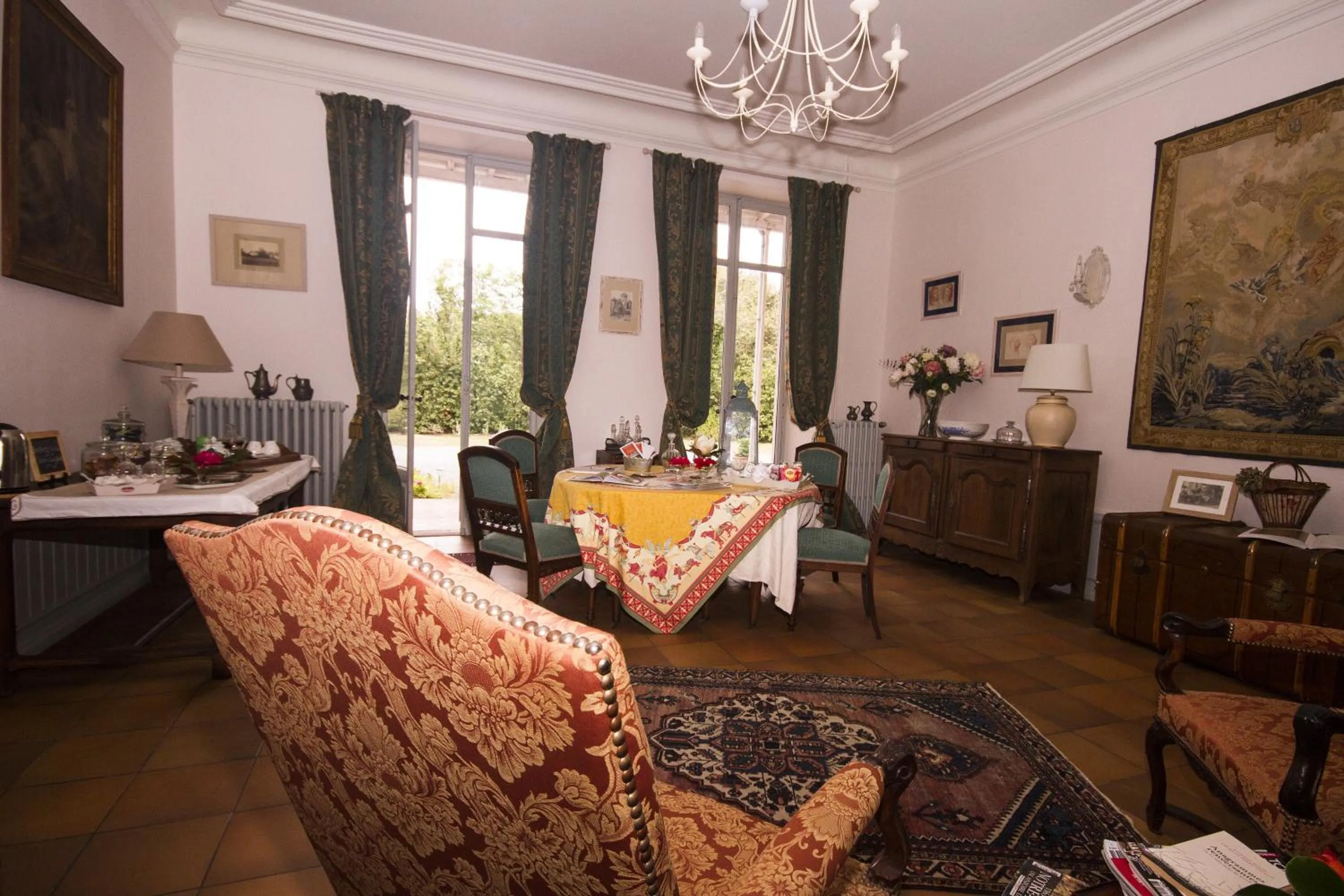 Living room in Les Luz - Chambres d'hôtes