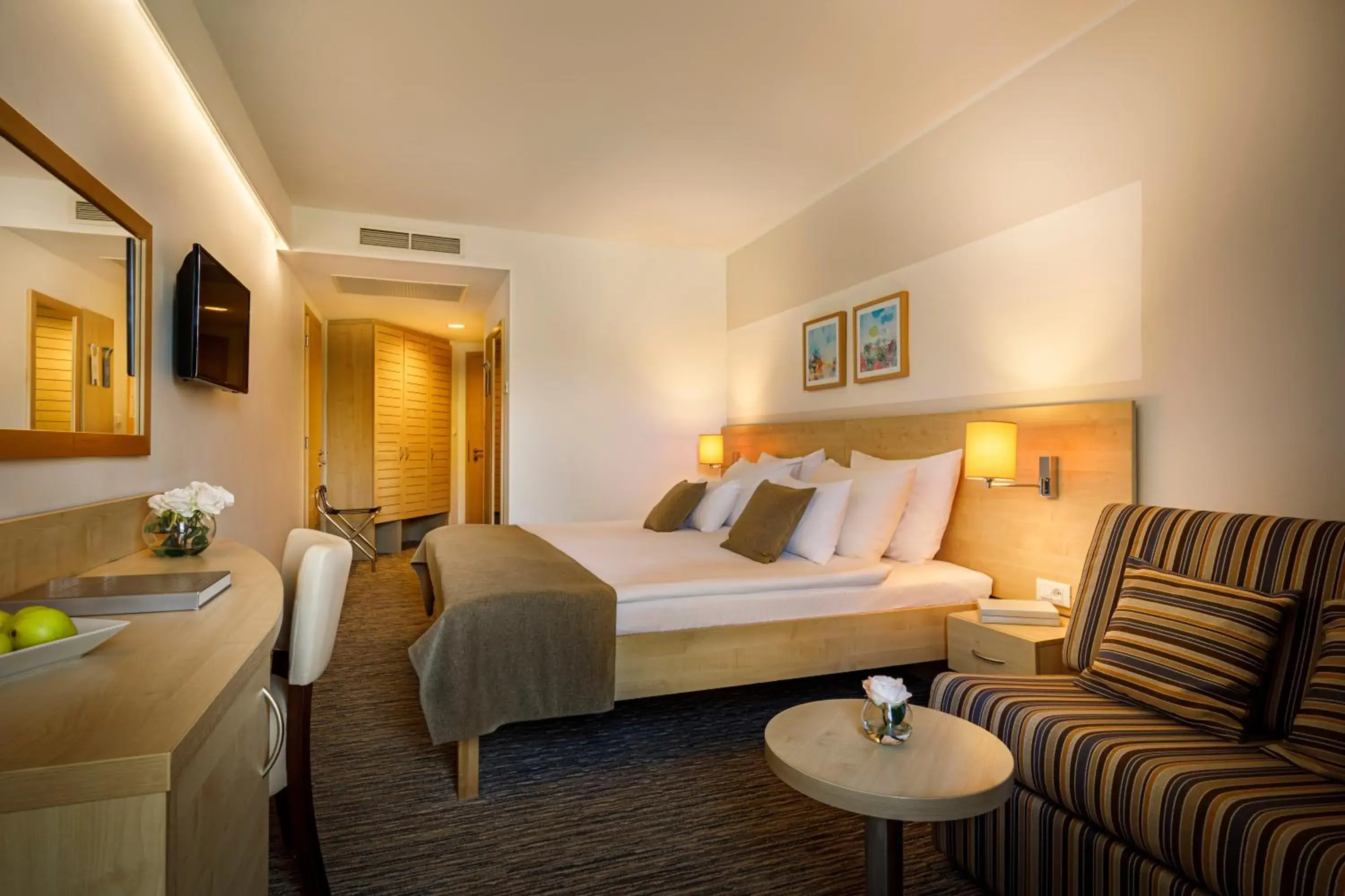 Bedroom, Bed in Valamar Parentino Hotel Bedroom, Bed in Valamar Parentino Hotel