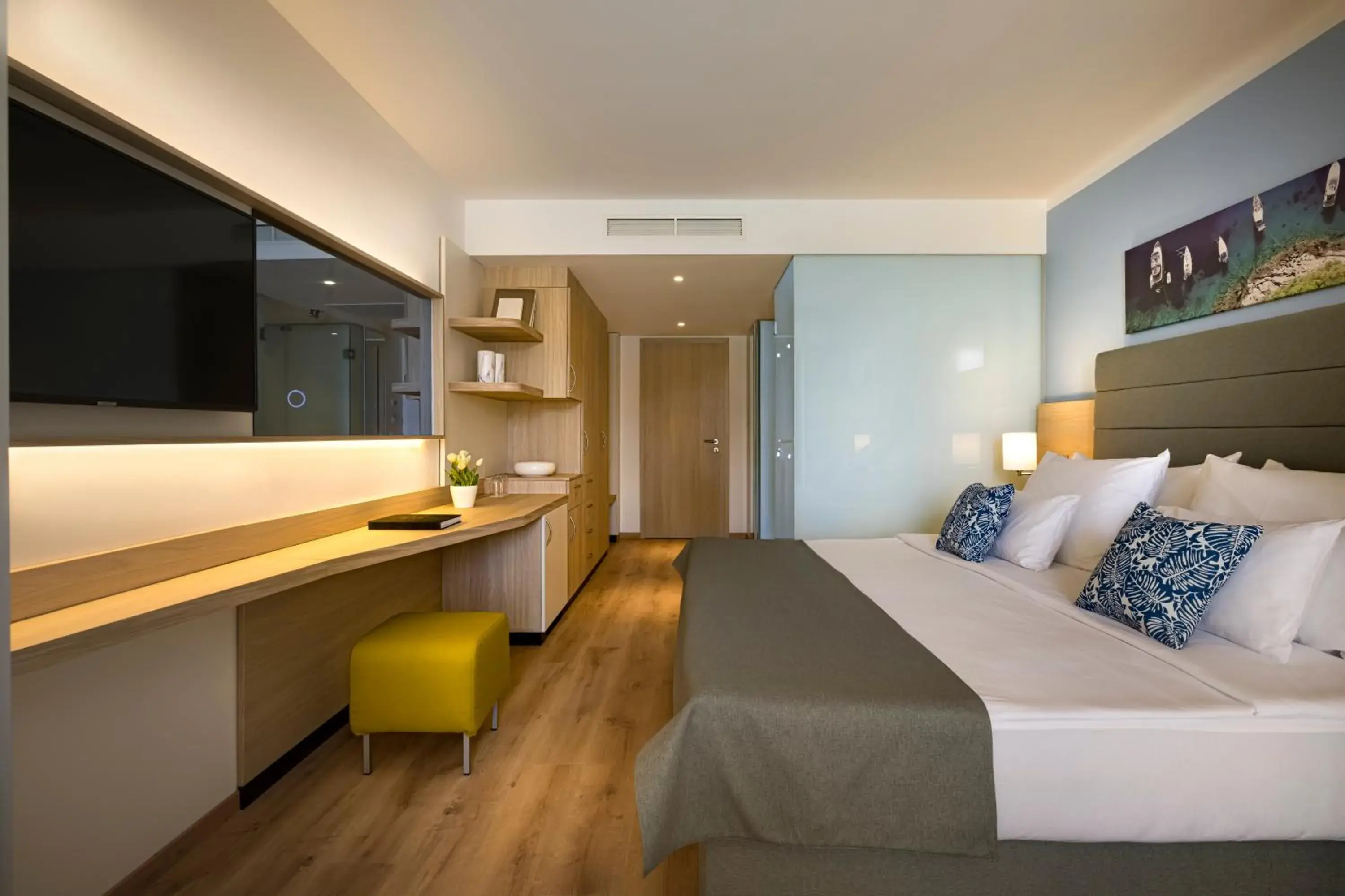 Bedroom, Bed in Valamar Parentino Hotel Bedroom, Bed in Valamar Parentino Hotel