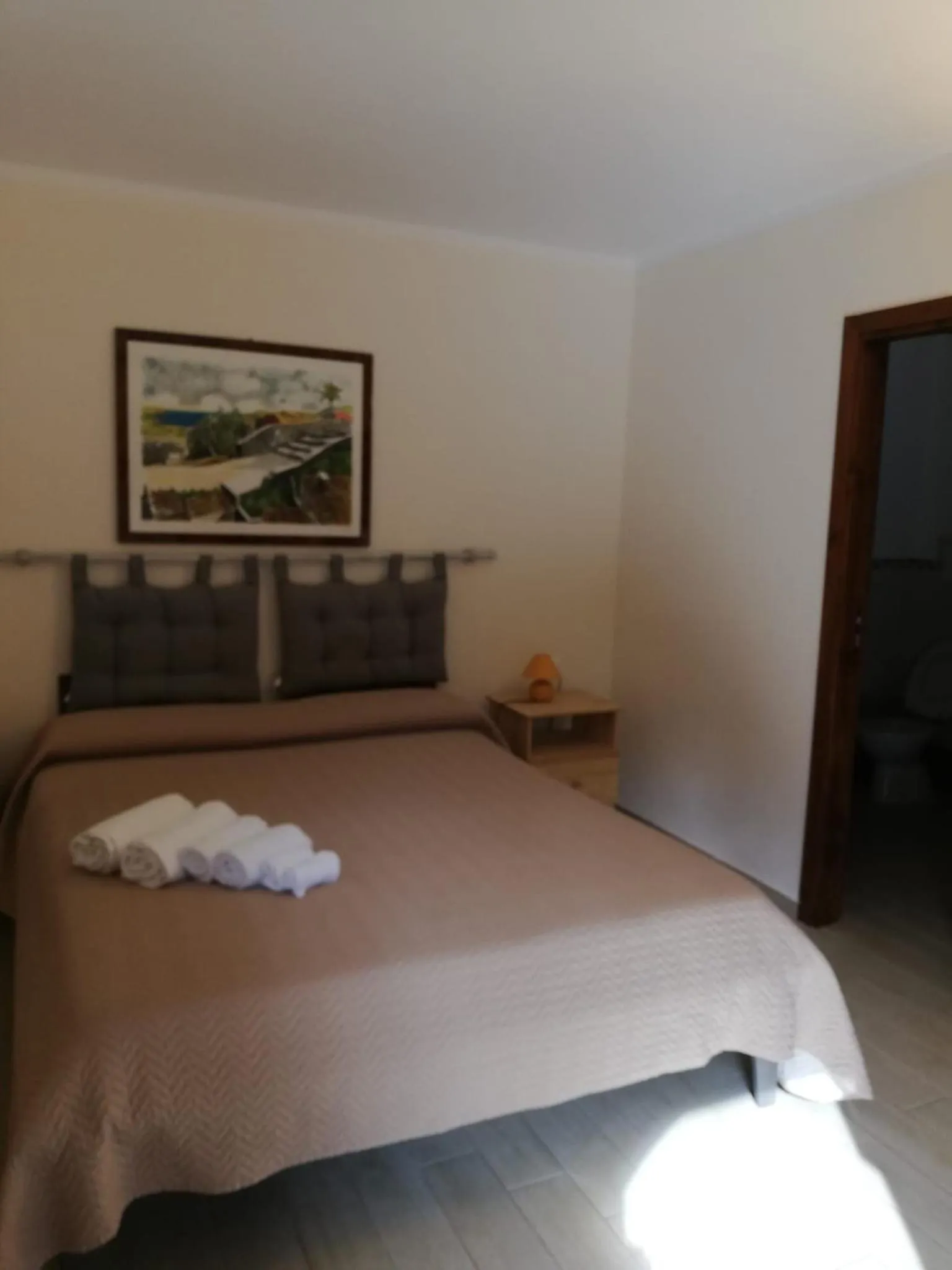 Bed in Villa Antonella rooms Mondello