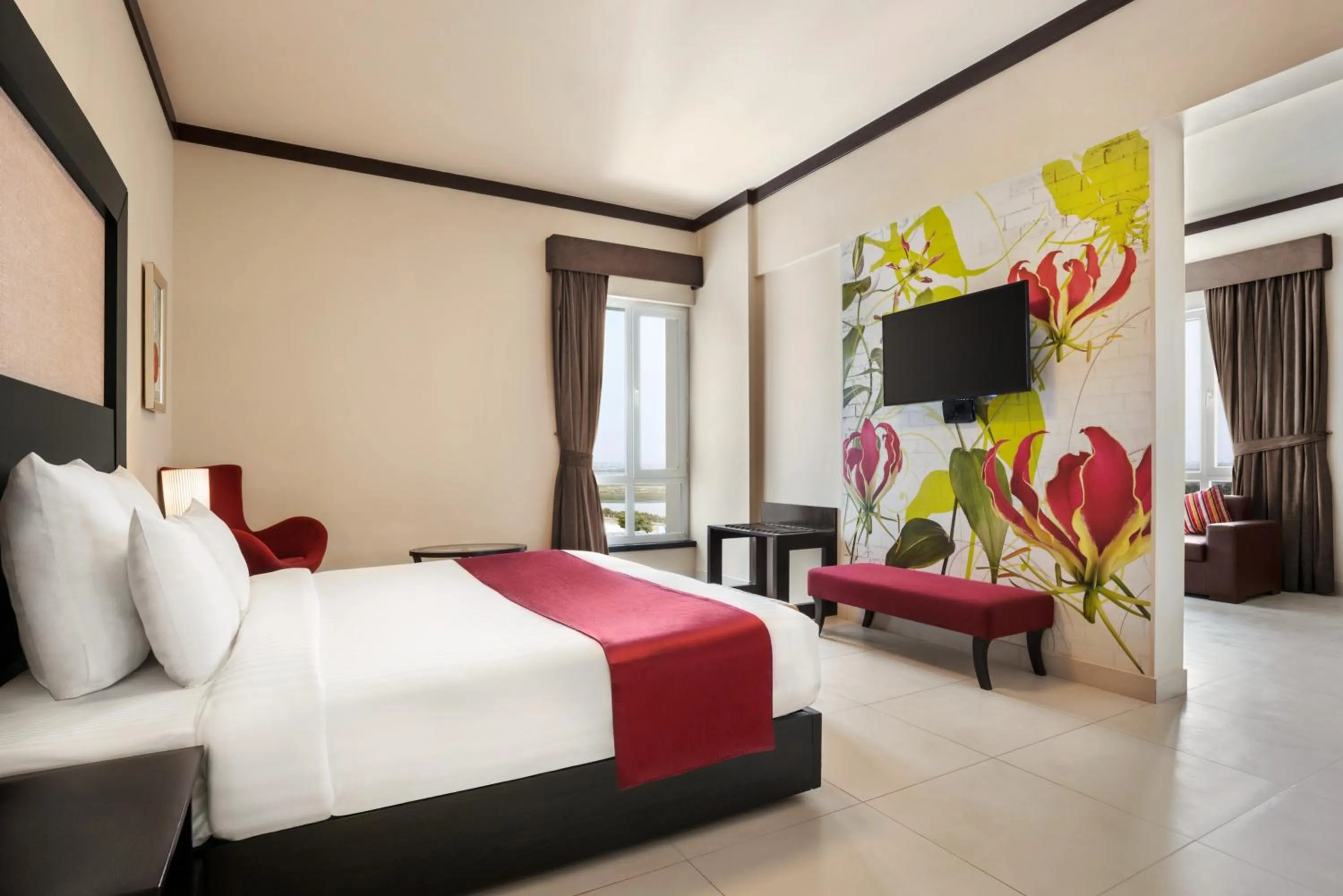 TV and multimedia, Bed in Ramada by Wyndham Karachi Creek