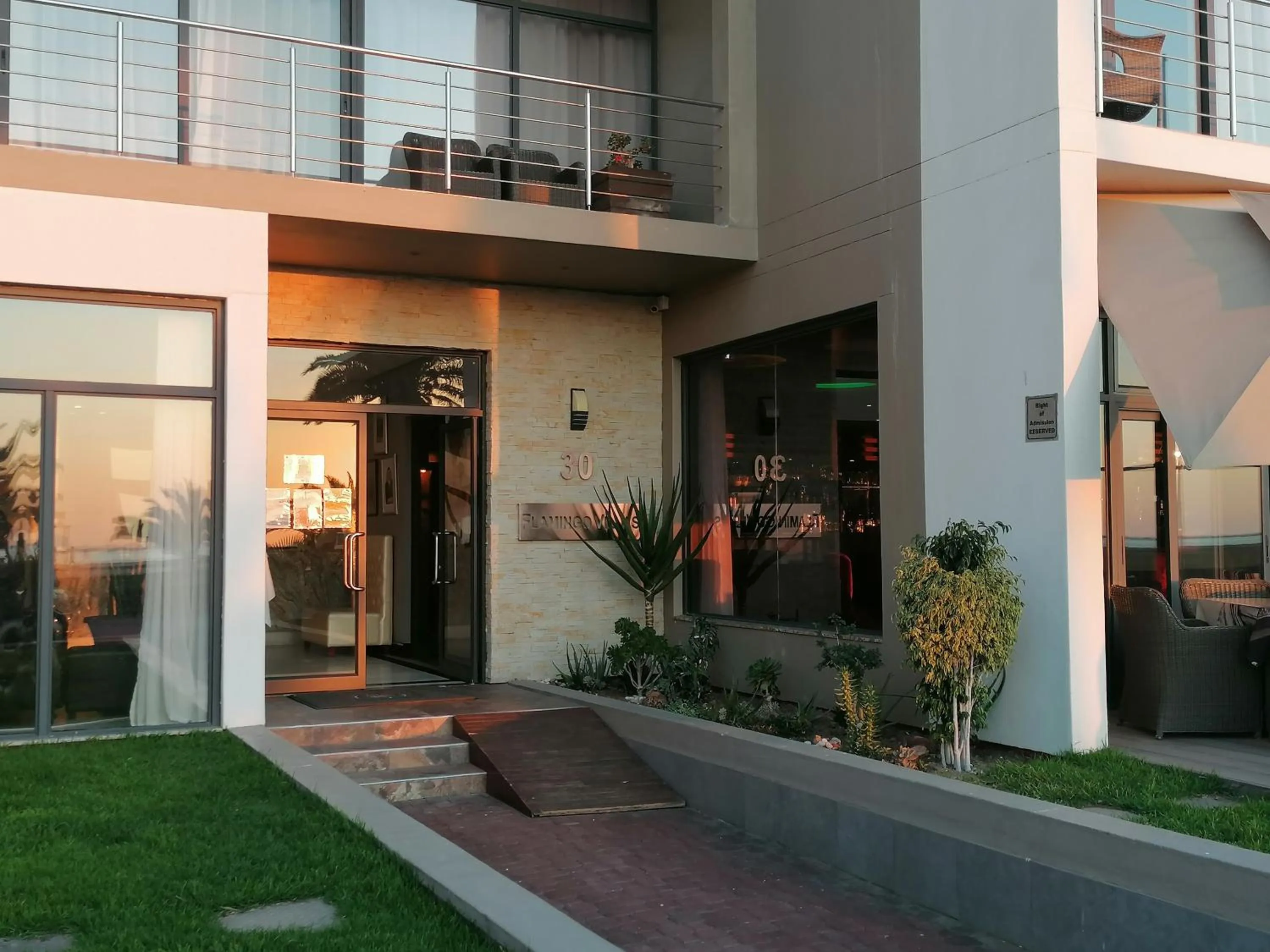 Facade/entrance in Flamingo Villas Boutique Hotel