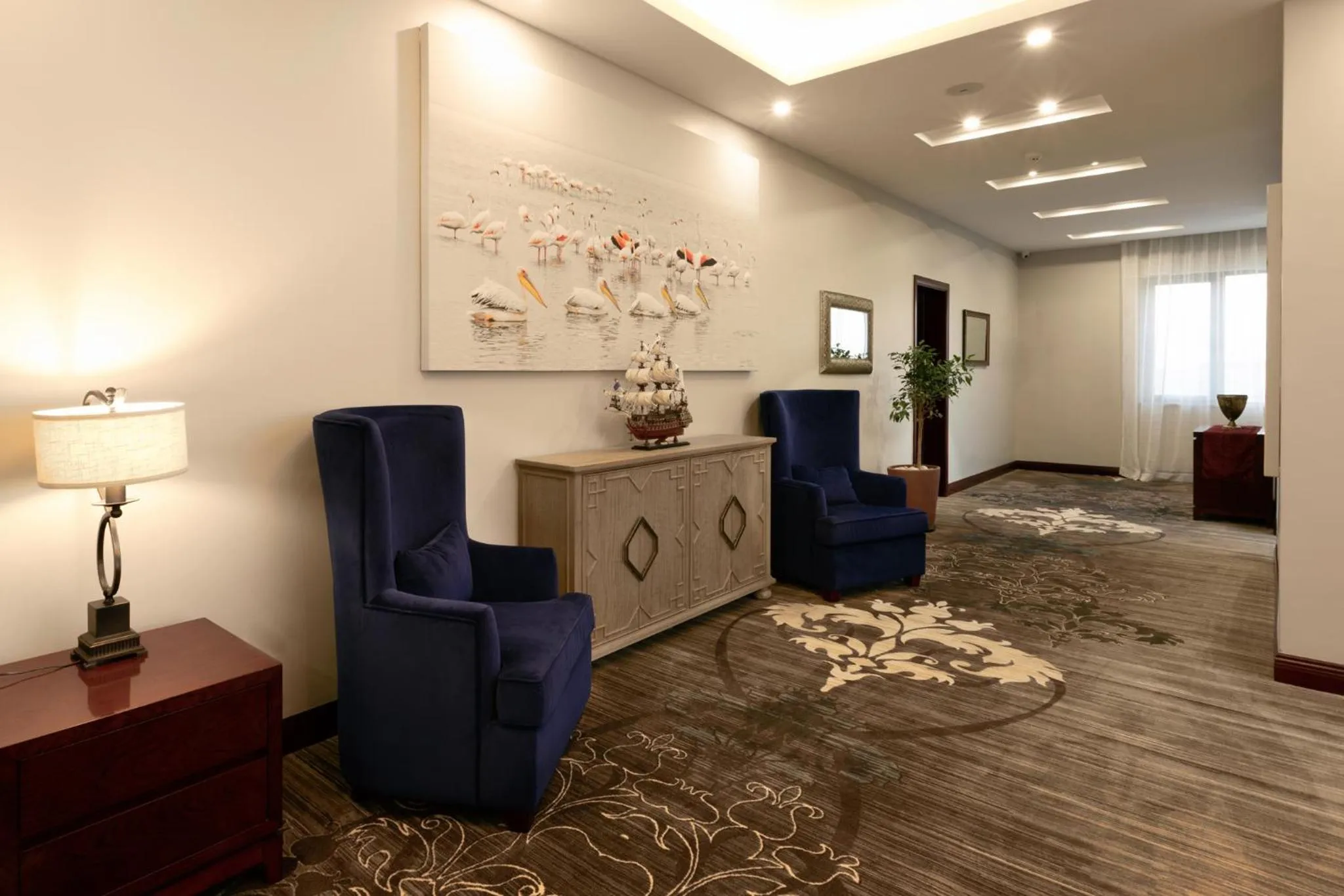 Seating area in Flamingo Villas Boutique Hotel