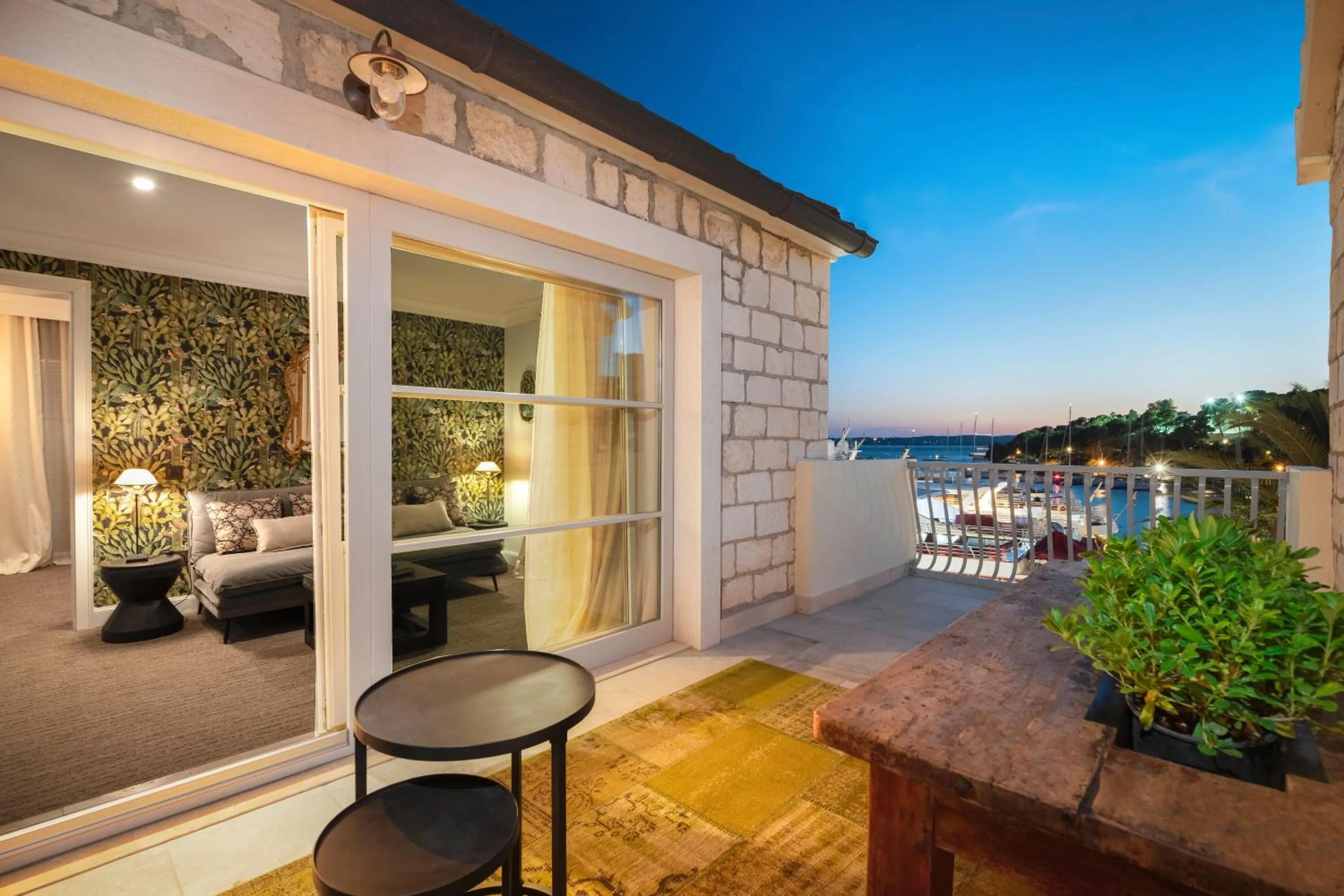 Balcony/Terrace in Riva Marina Hvar Hotel