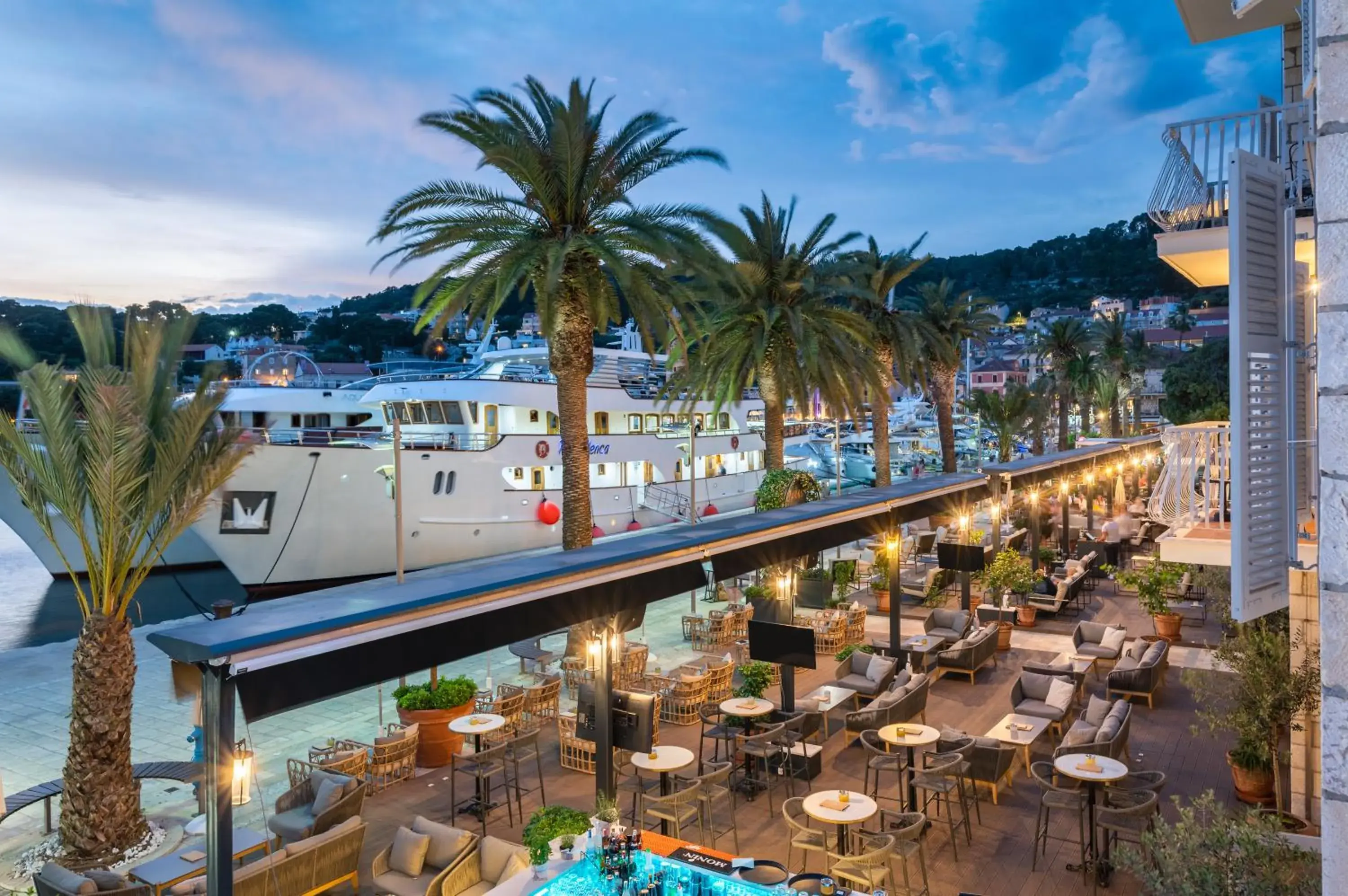 Property building in Riva Marina Hvar Hotel Property building in Riva Marina Hvar Hotel