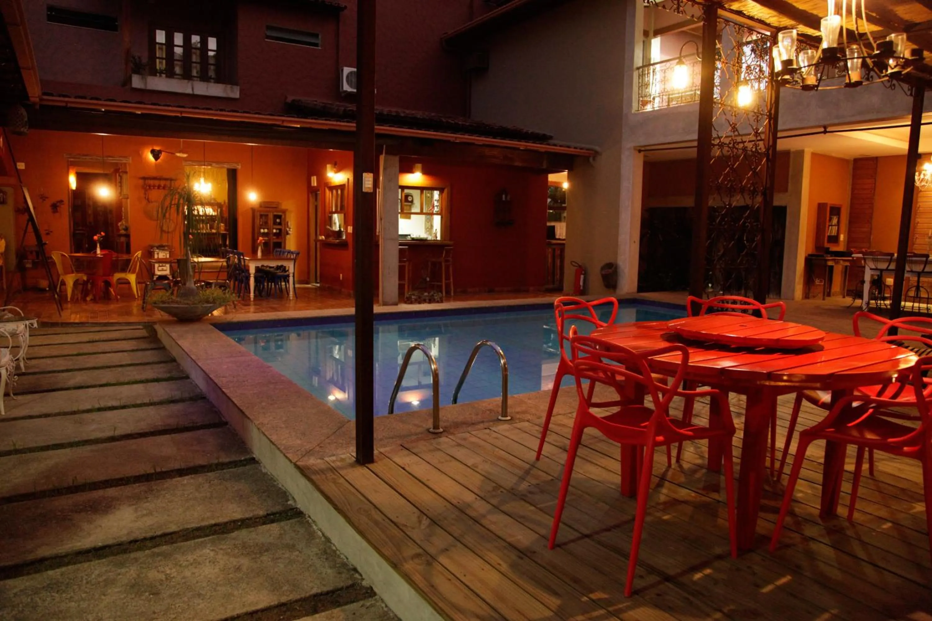 Pool view in Pousada Jeito de Minas