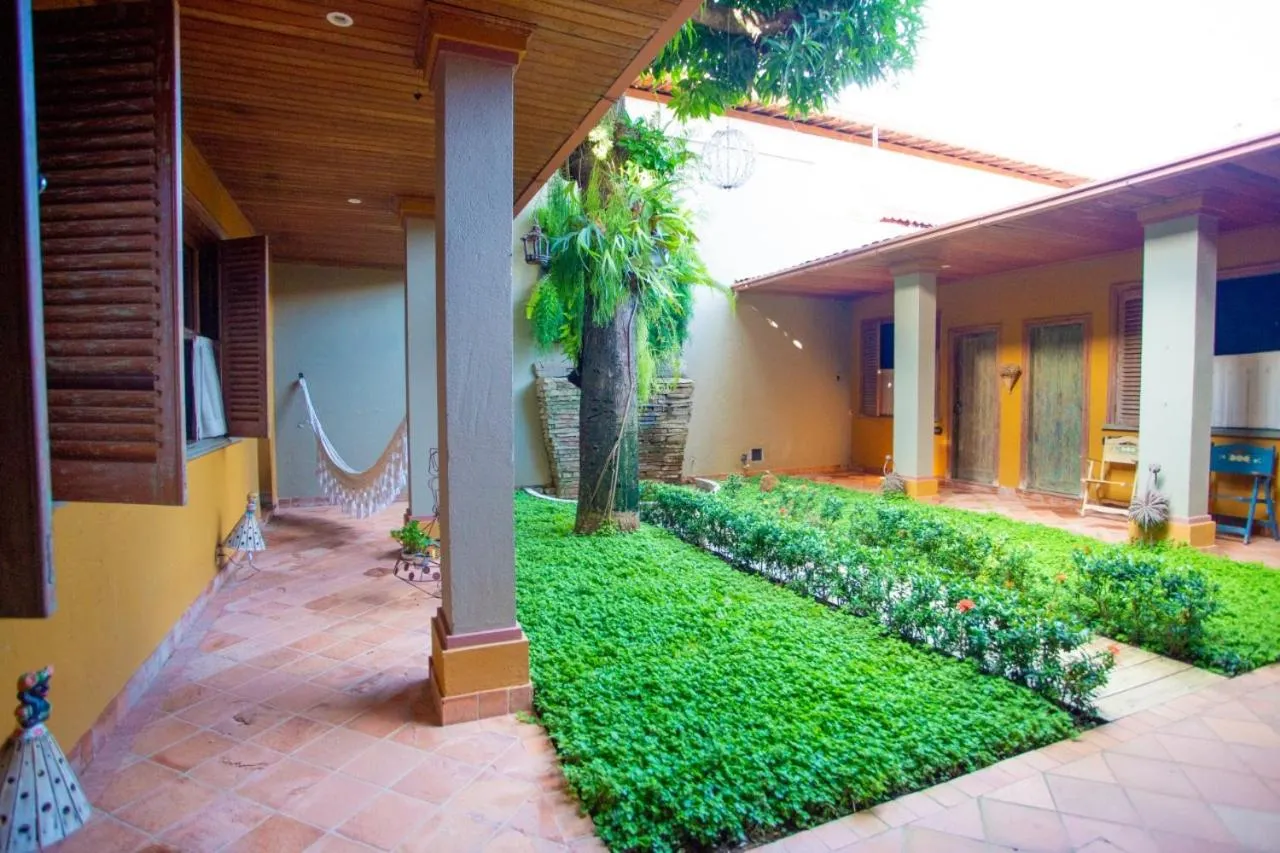 Garden view in Pousada Jeito de Minas