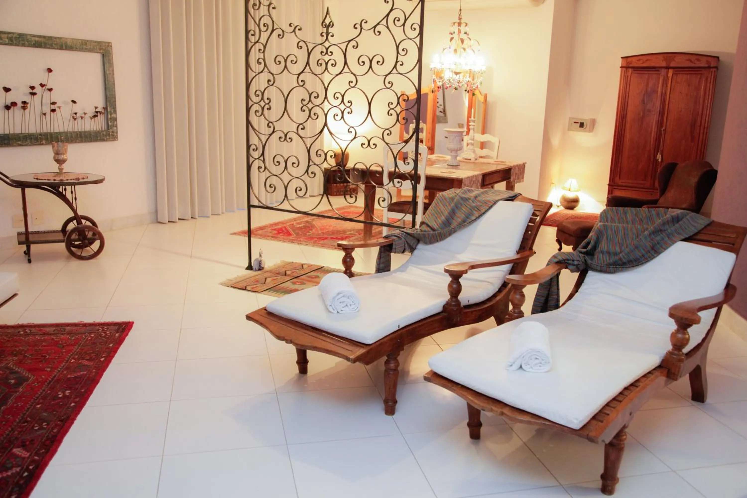Living room in Pousada Jeito de Minas