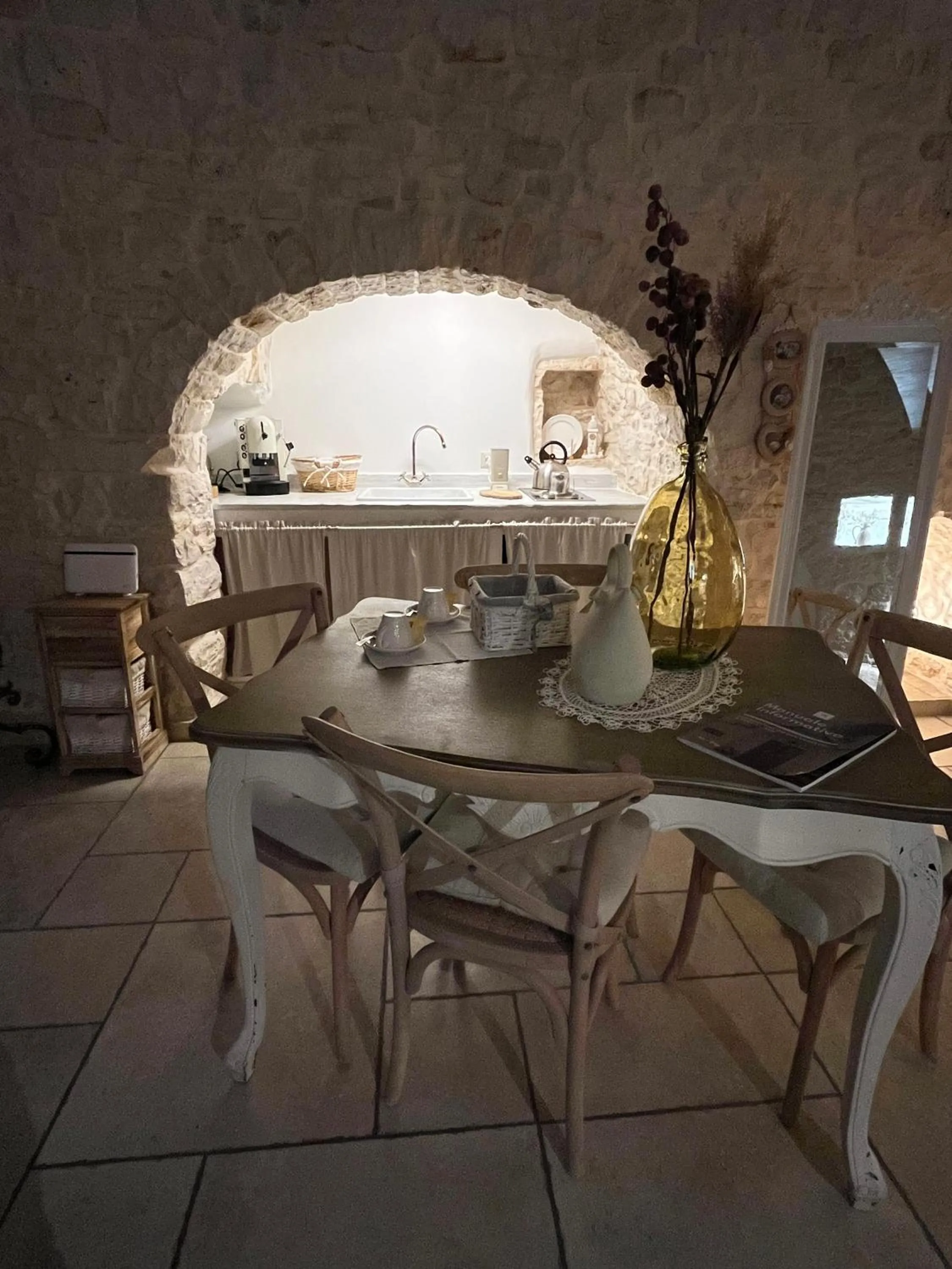 Kitchen or kitchenette in EnjoyTrulli - Unesco Site