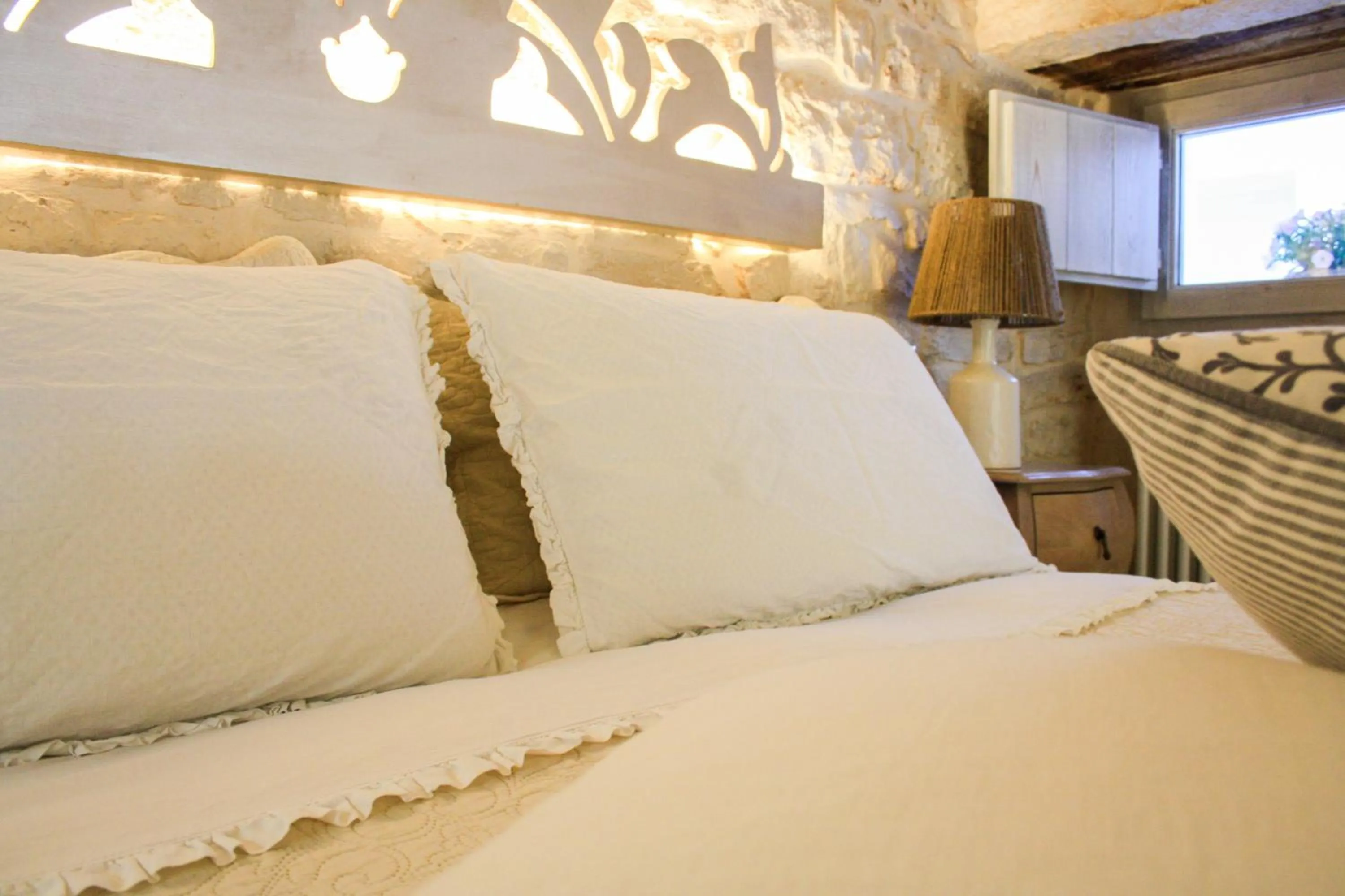 Bed in EnjoyTrulli - Unesco Site