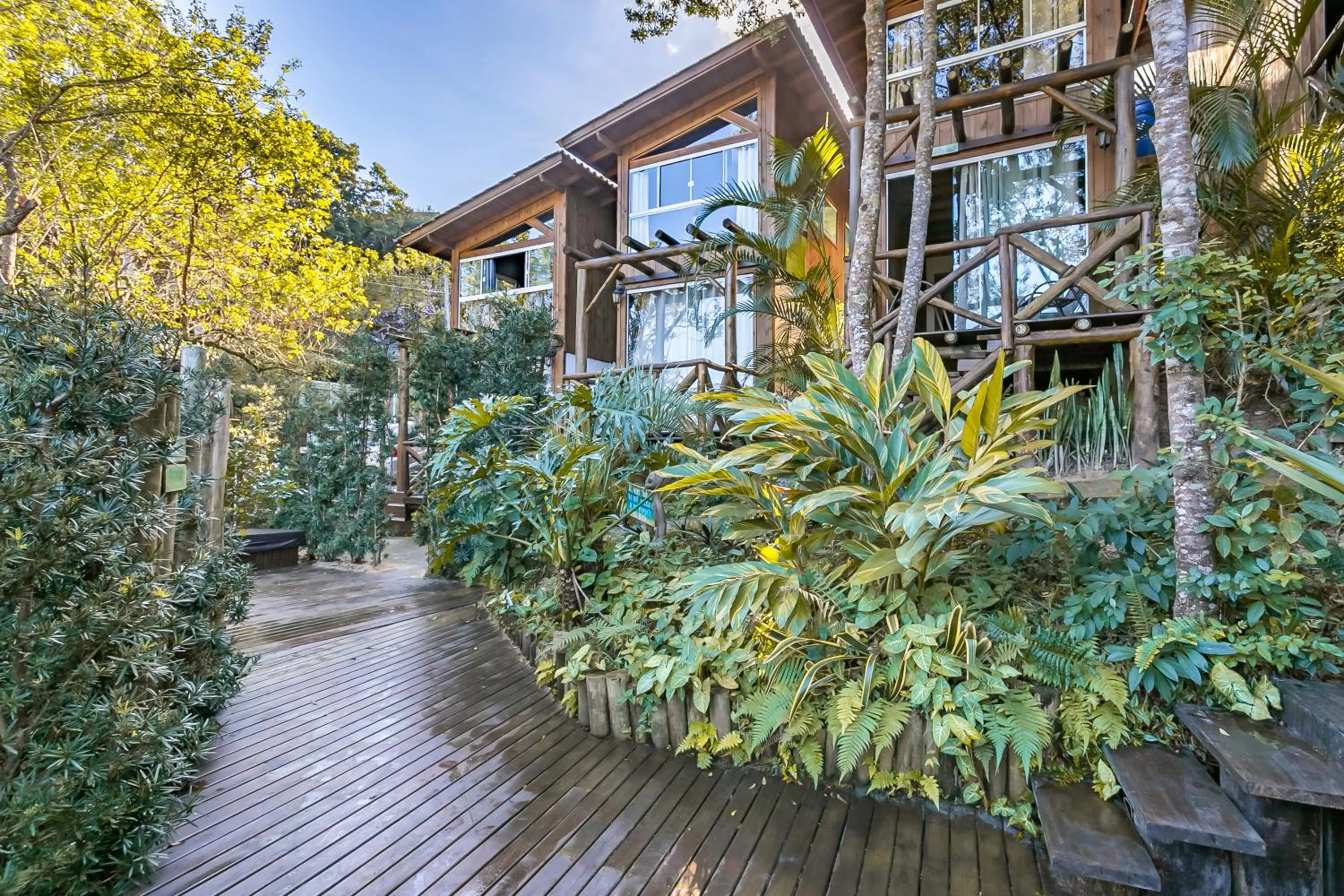 Garden in Moradas do Vale Praia do Rosa