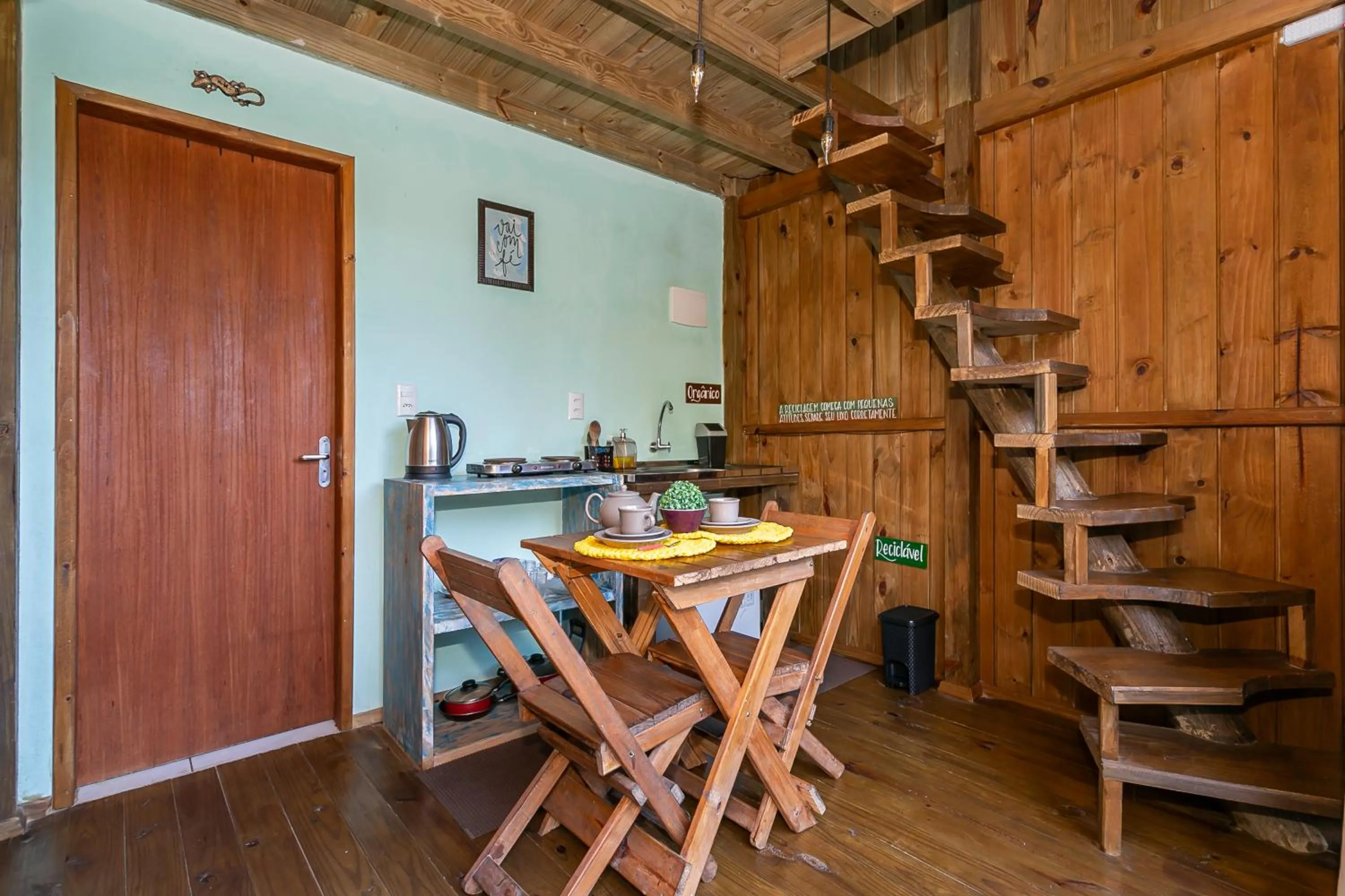 Kitchen or kitchenette in Moradas do Vale Praia do Rosa