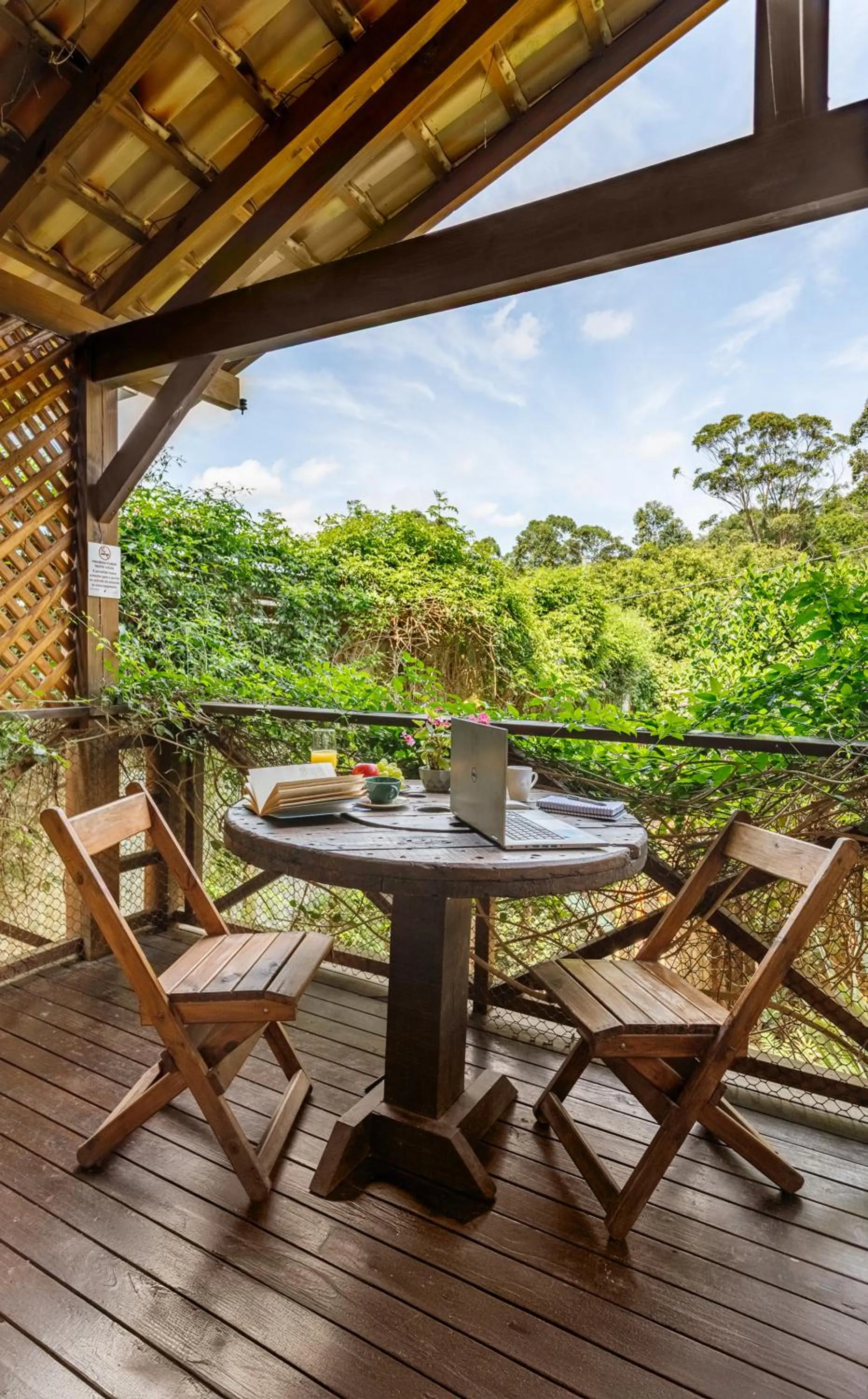 Balcony/Terrace in Moradas do Vale Praia do Rosa