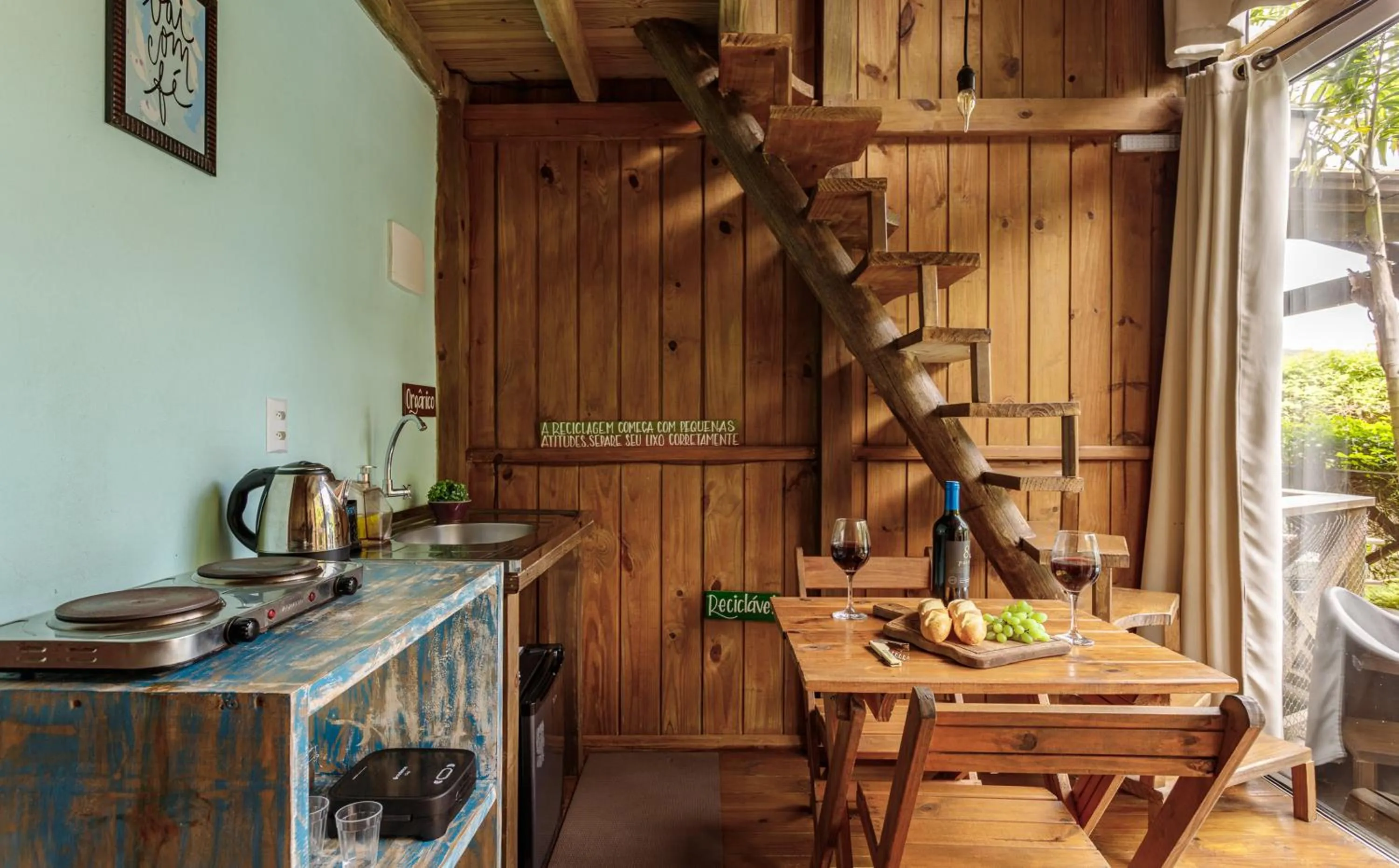 Kitchen or kitchenette in Moradas do Vale Praia do Rosa