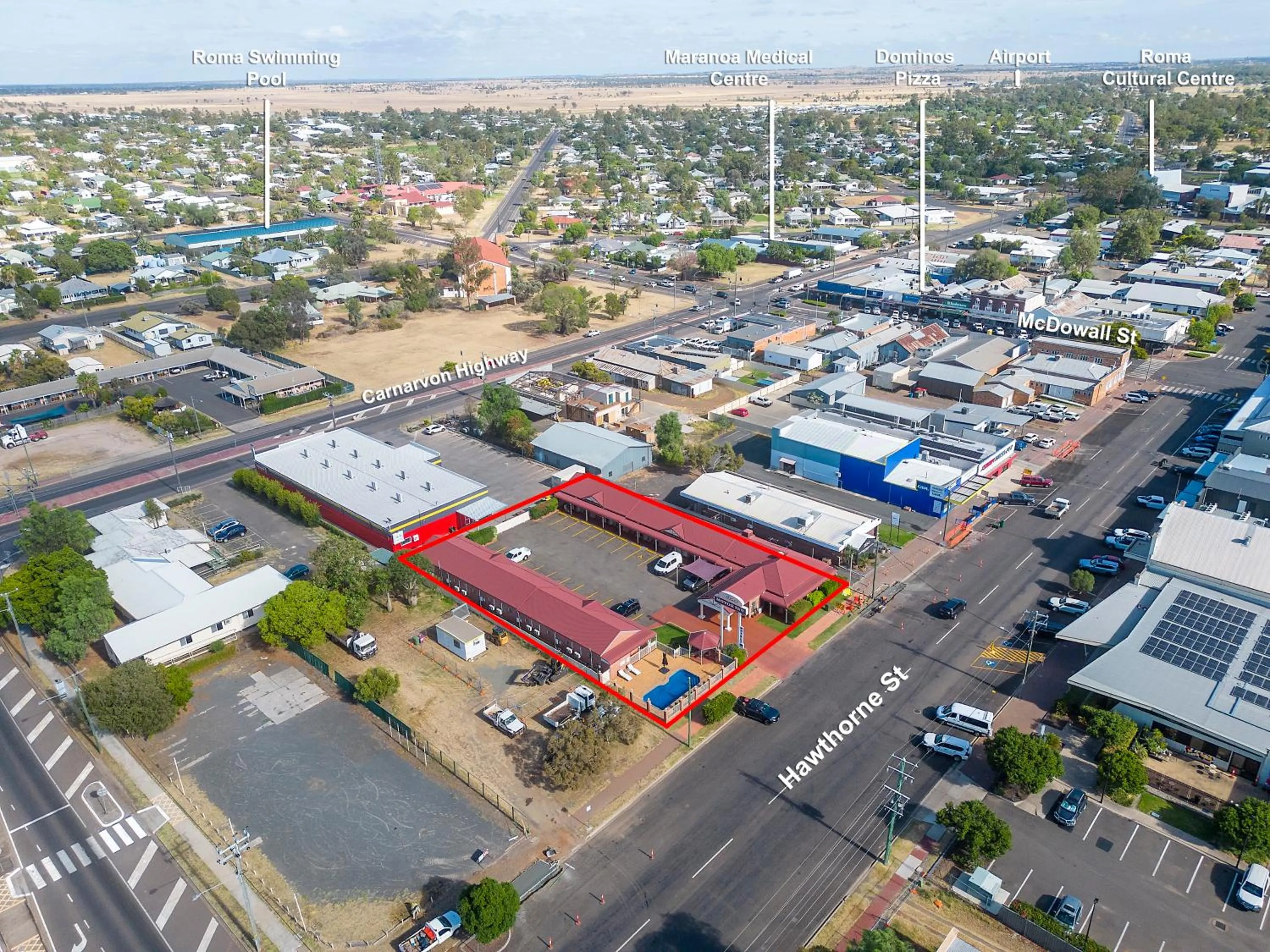 Restaurant/places to eat in Roma Mid Town Motor Inn