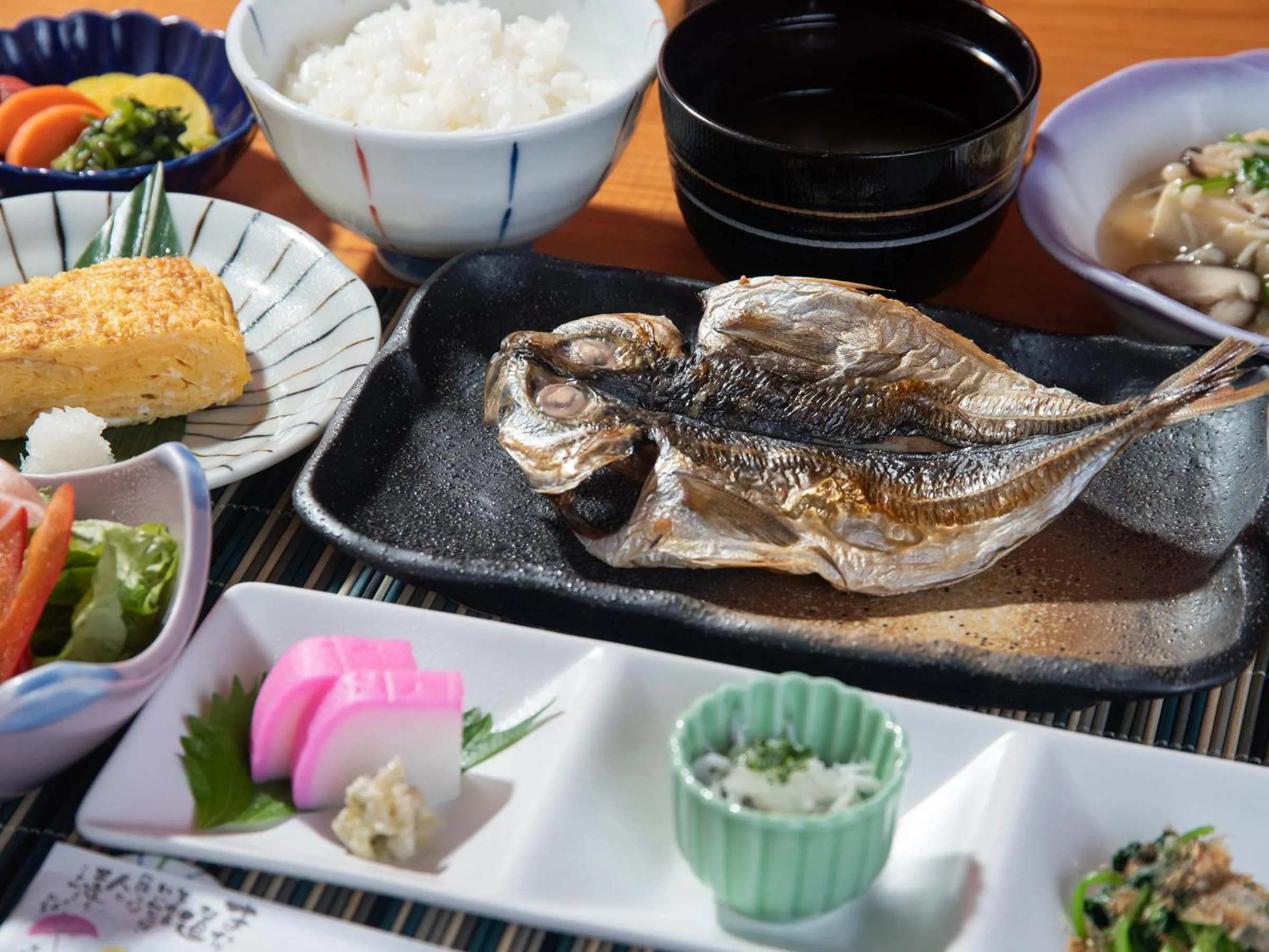 Asian breakfast in Mizu no Kaori