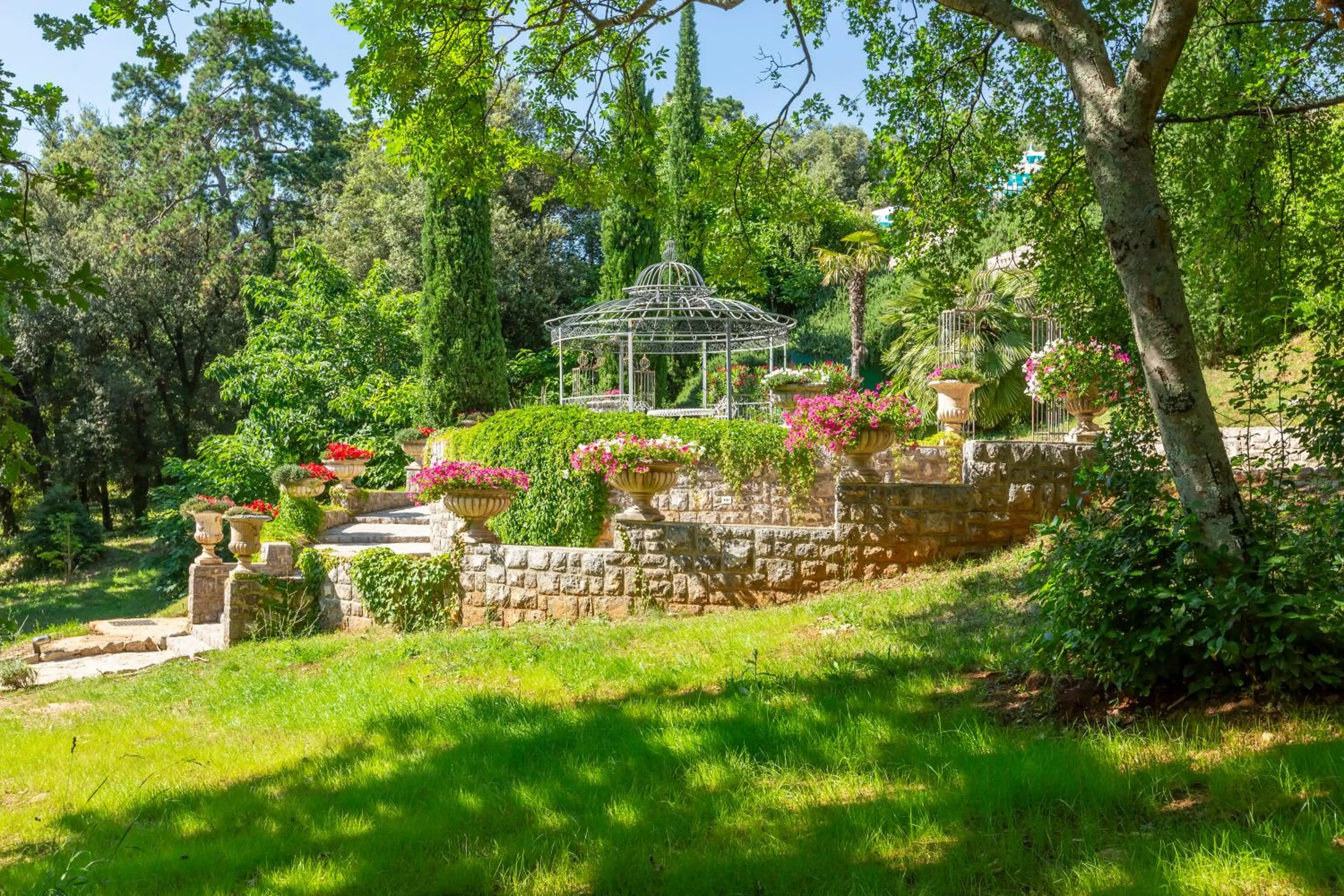 Garden in Hotel Kvarner Palace