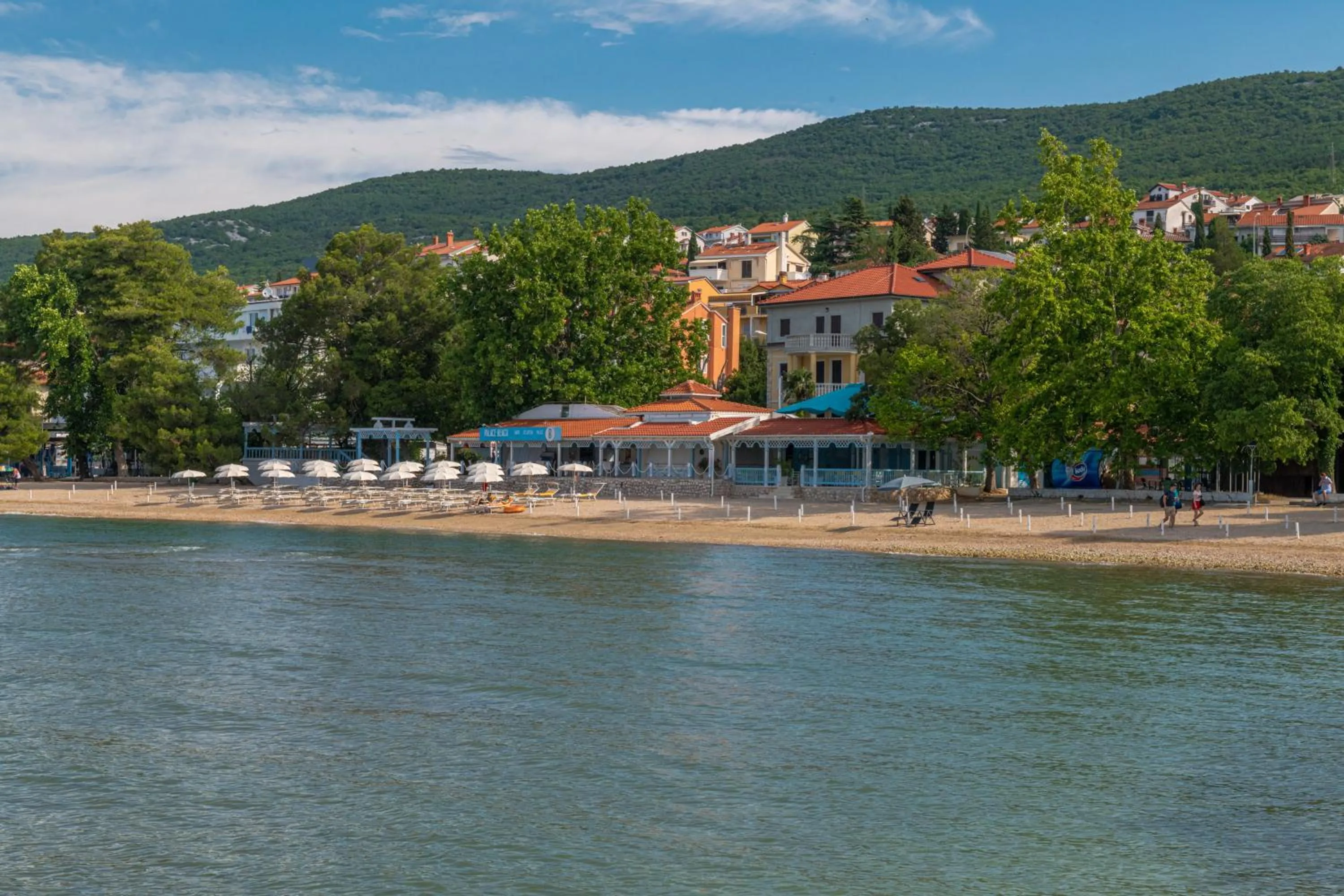 Beach in Hotel Kvarner Palace