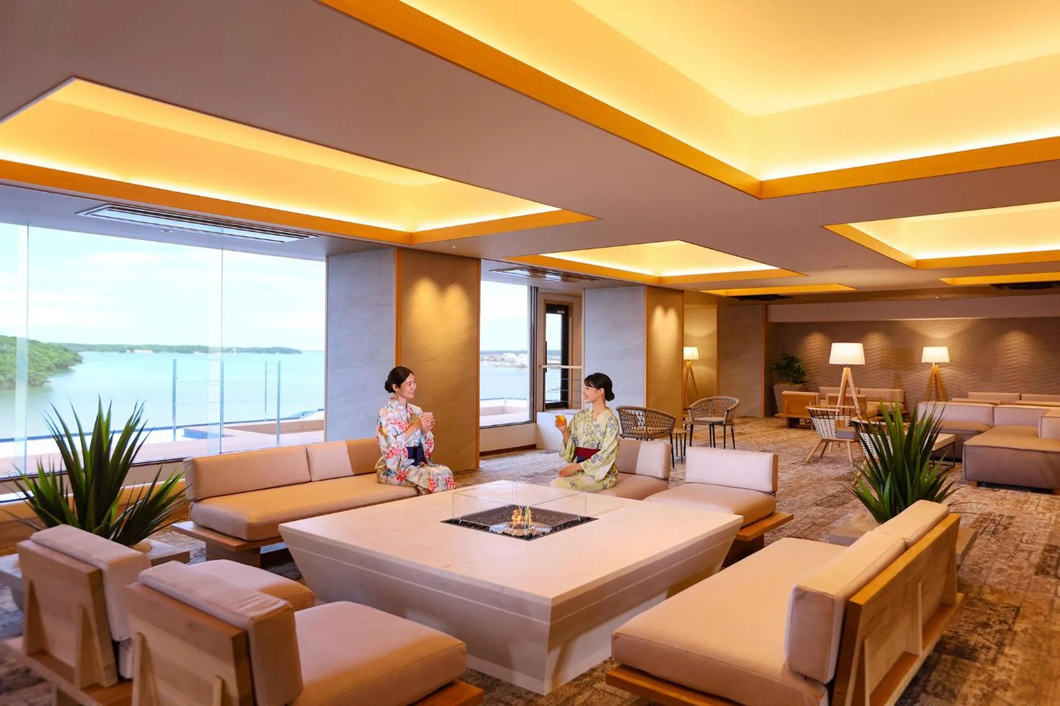 Area and facilities in Ooedo Onsen Monogatari Premium Iseshima